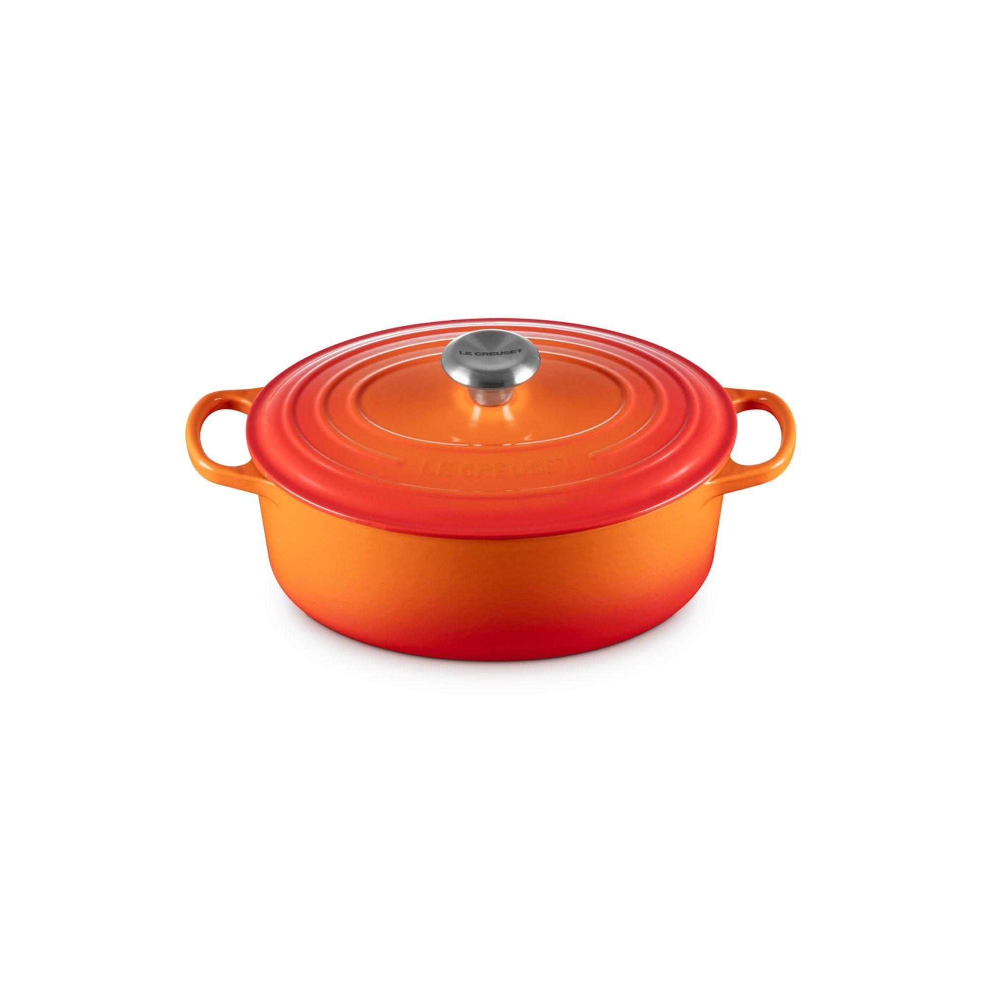 Le Creuset Cocotte Ovalada 27cm Volcánico Hierro-2