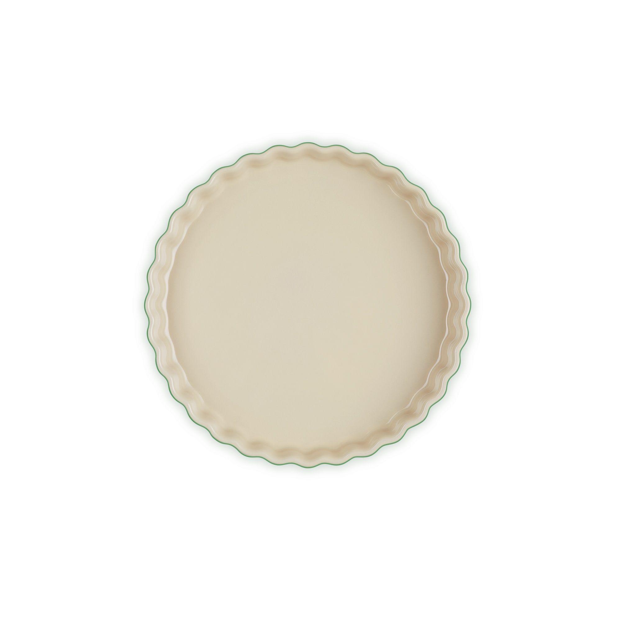 Le Creuset Molde de Tarta 28cm Verde Bamboo Cerámica-2