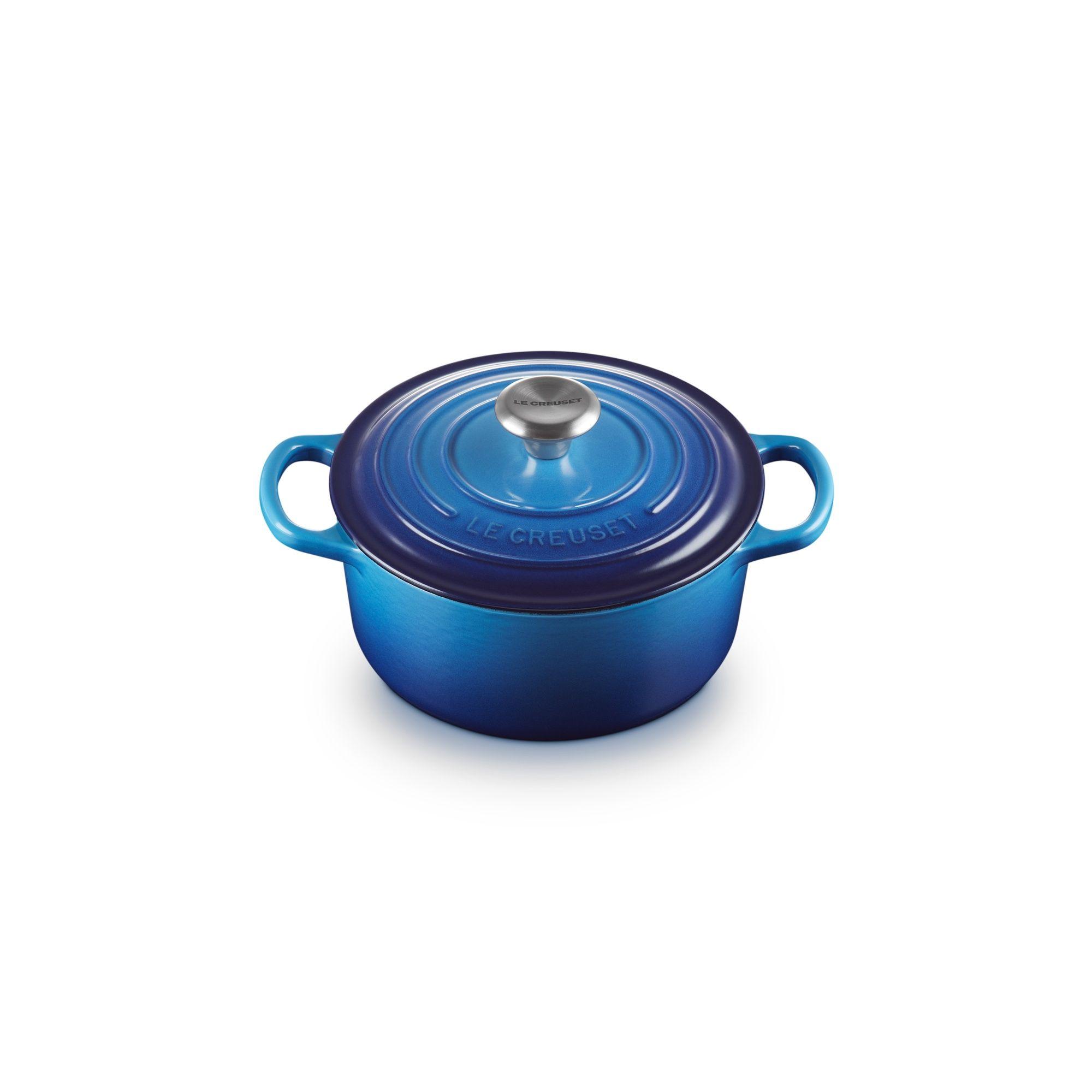 Le Creuset Cocotte Redonda 18cm Azul Azure Hierro-2