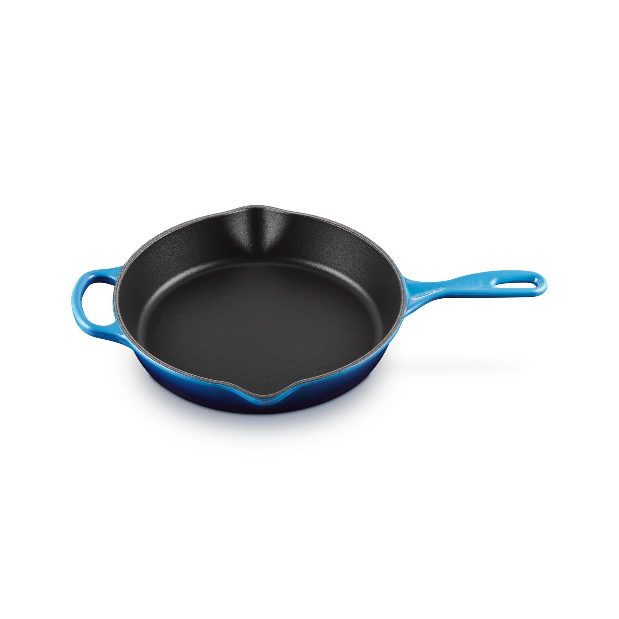 Le Creuset Skillet Alta Lisa 26cm Azul Azure Hierro-2