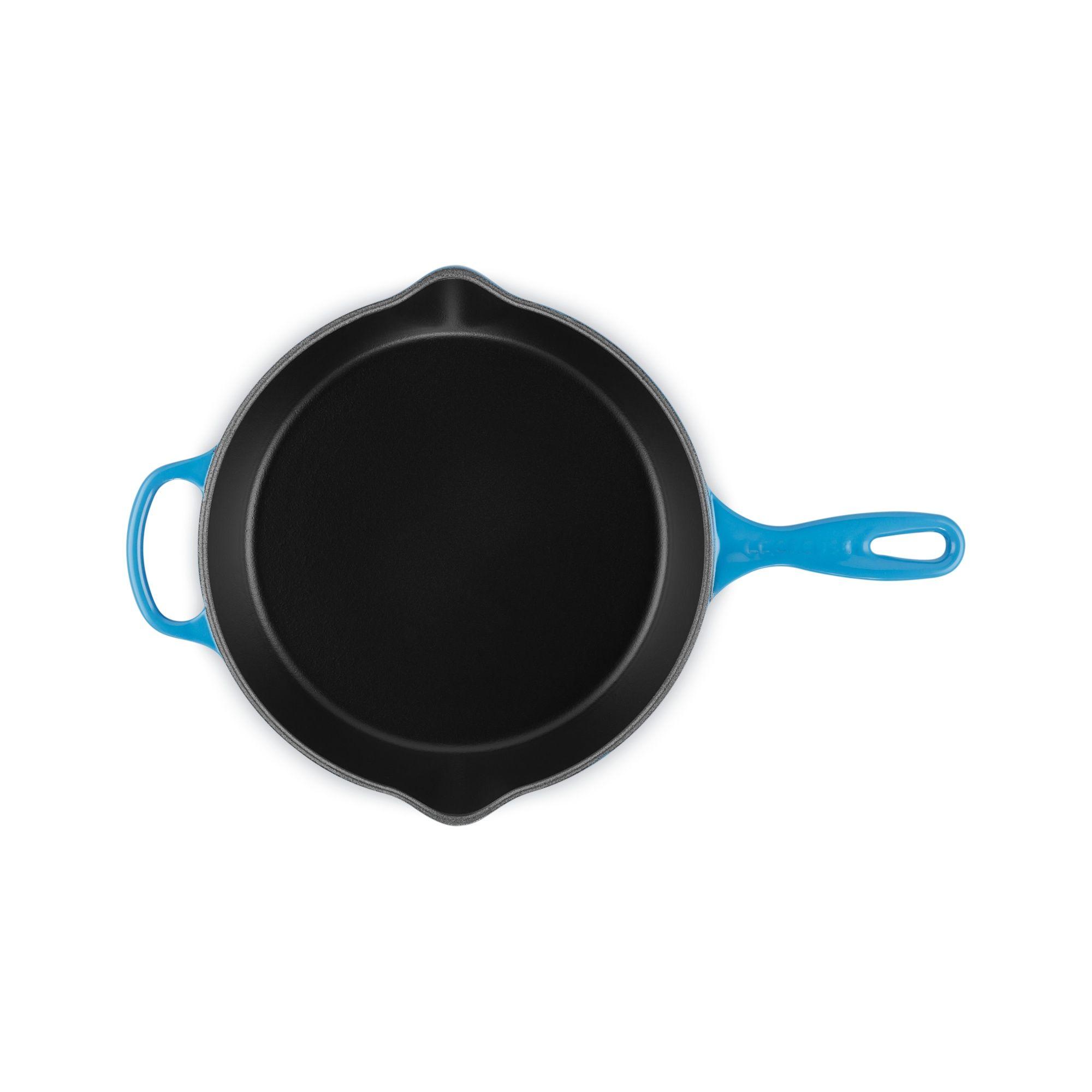 Le Creuset Skillet Alta Lisa 26cm Azul Azure Hierro-3