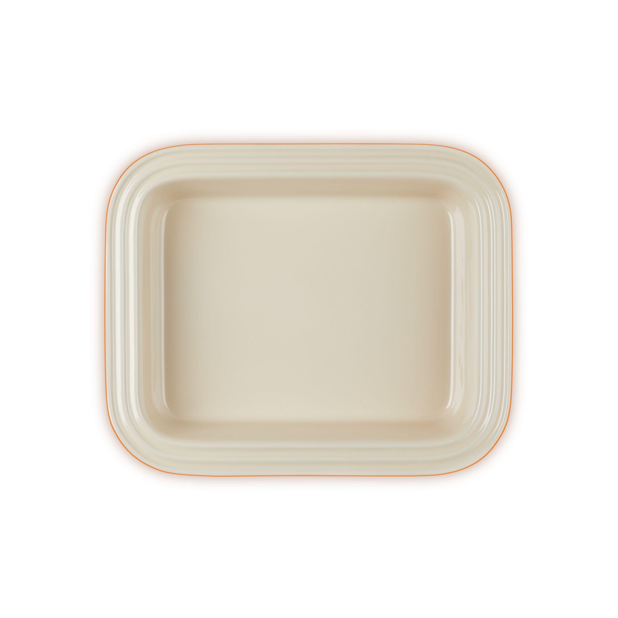 Le Creuset Bandeja rectangular 28cm c/ tapa Volcánico-4