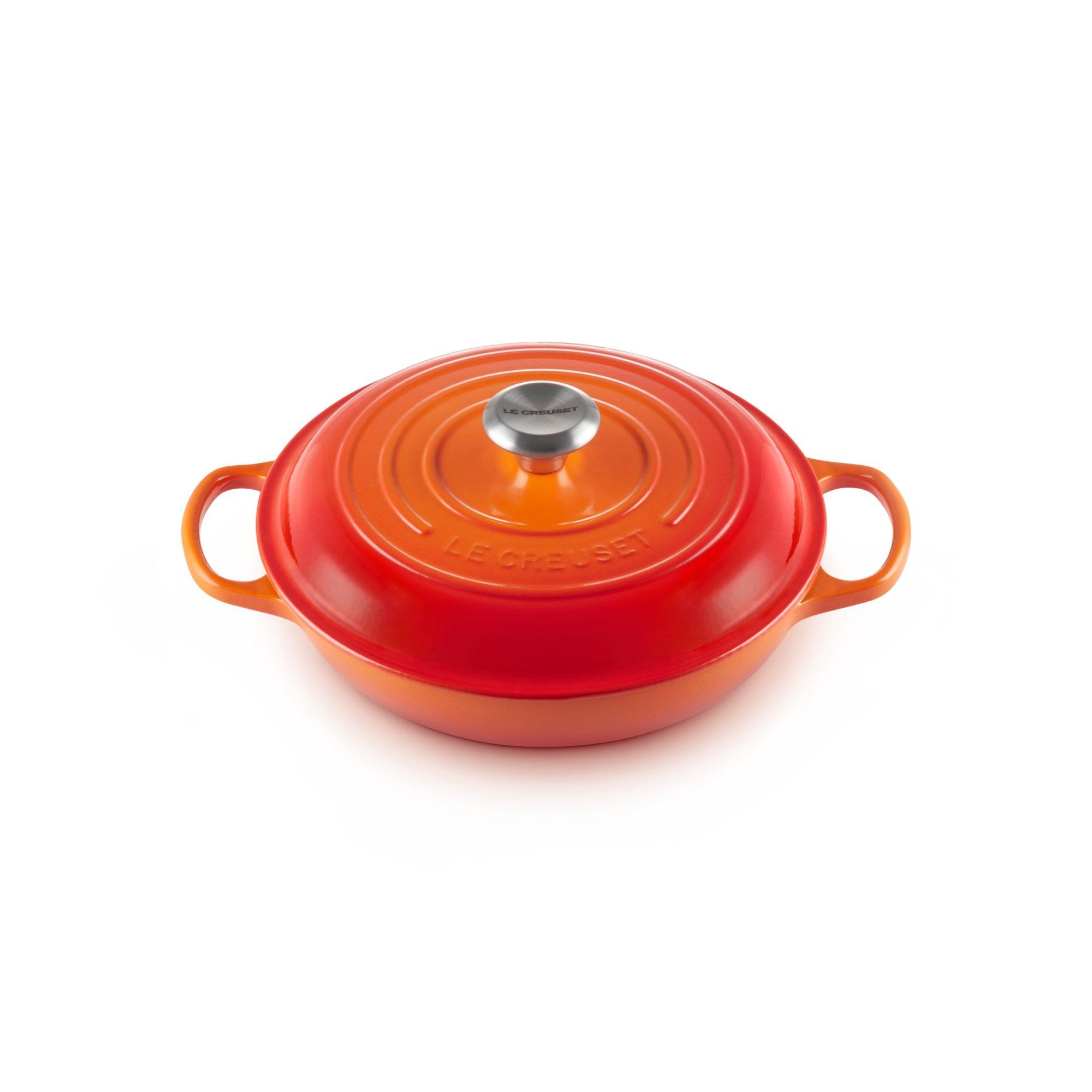Le Creuset Cacerola Baja 26cm Volcánico Hierro-2