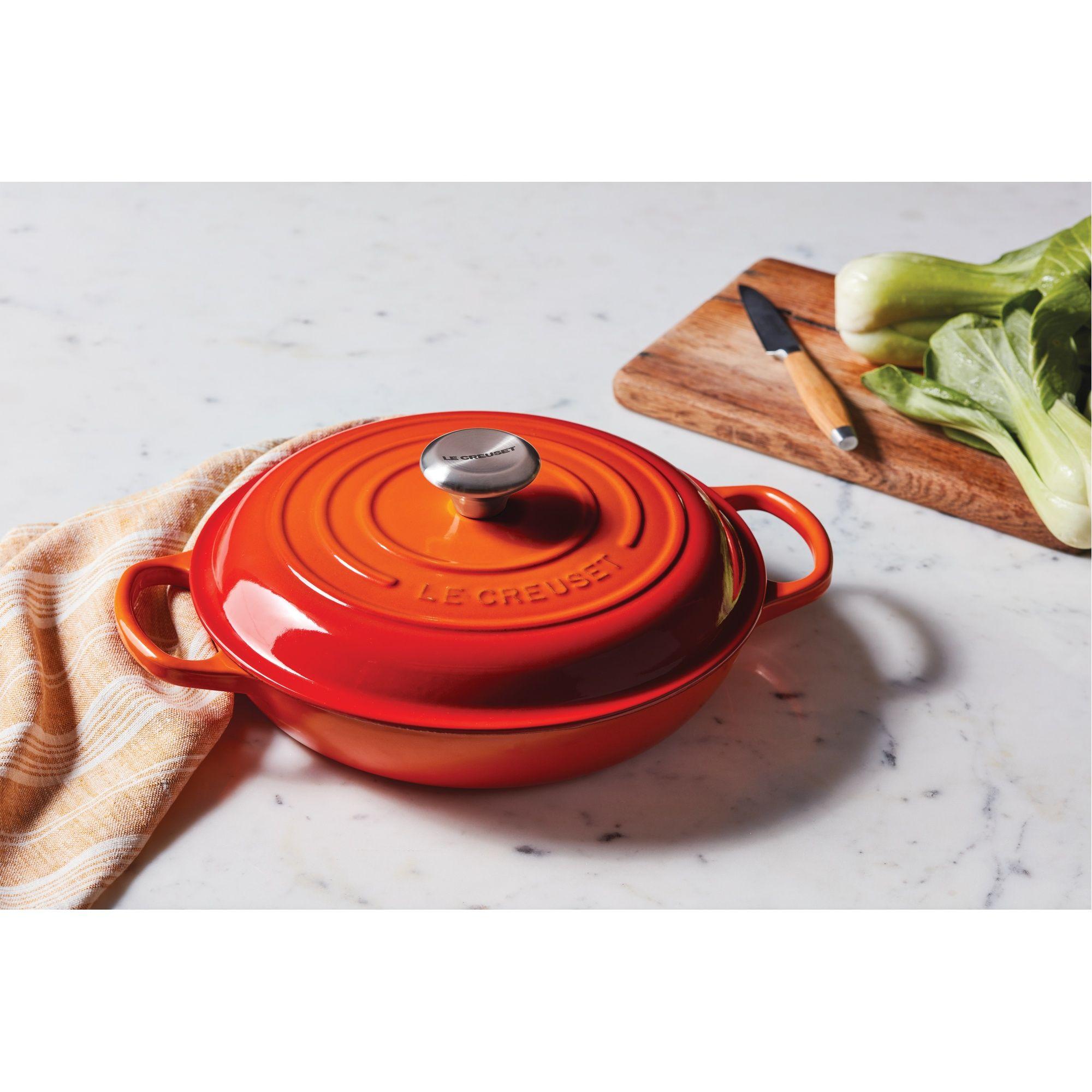 Le Creuset Cacerola Baja 26cm Volcánico Hierro-4