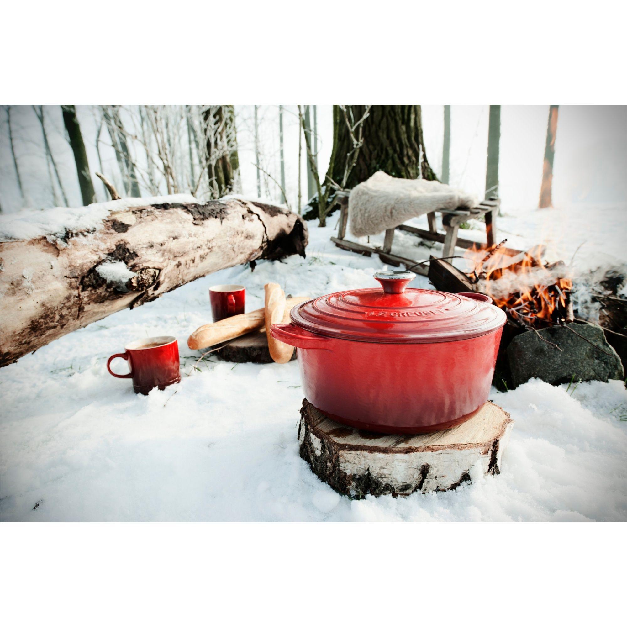 Le Creuset Cocotte Redonda 34cm Cereza Hierro-3