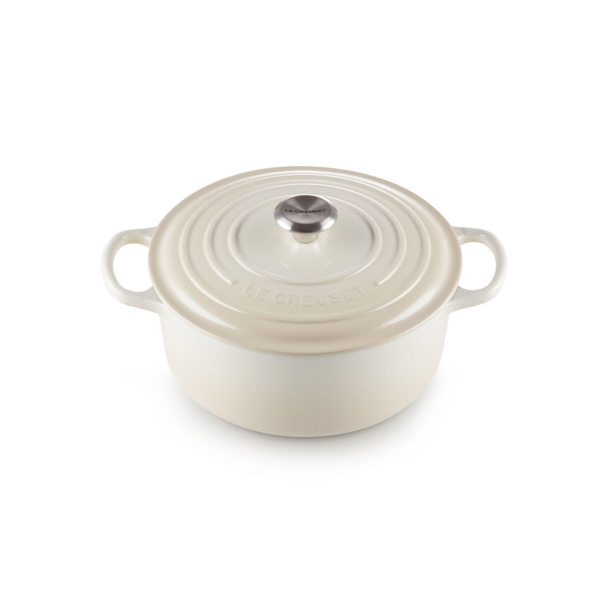 Le Creuset Cocotte Redonda 26cm Meringue Hierro-2