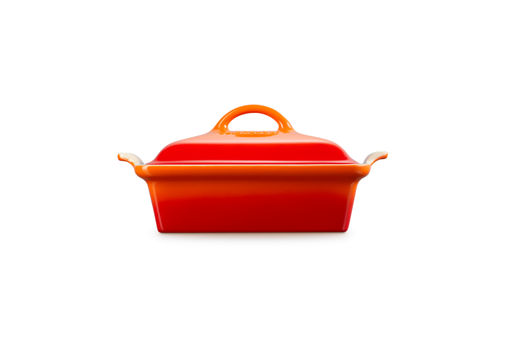 Le Creuset Bandeja Cuadrada Heritage c/ tapa 23cm Volcánico-2