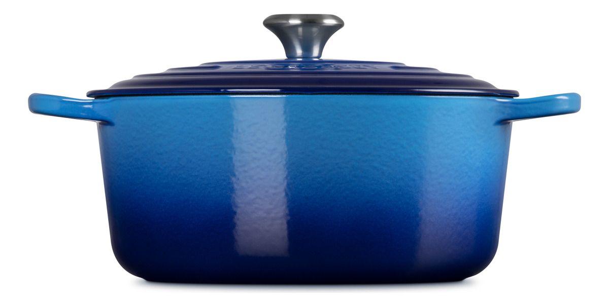 Le Creuset Cocotte Redonda 28 Cm Azul Azure Hierro-1