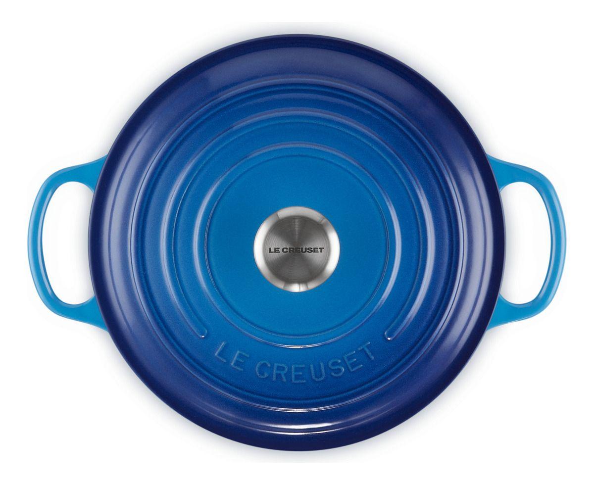 Le Creuset Cocotte Redonda 22 Cm Azul Azure Hierro-2