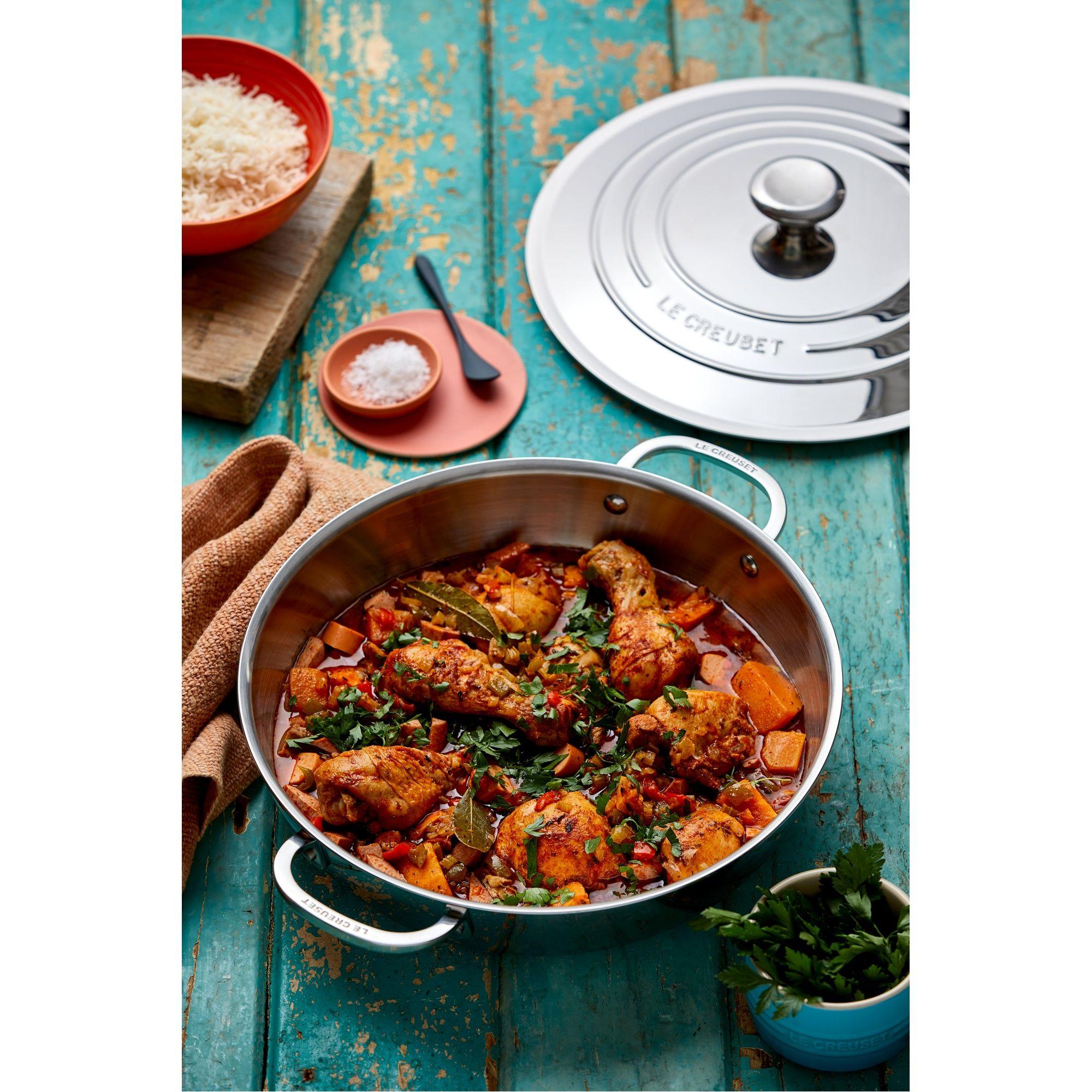 Le Creuset Cacerola Baja 3-Ply Ss 30cm-4