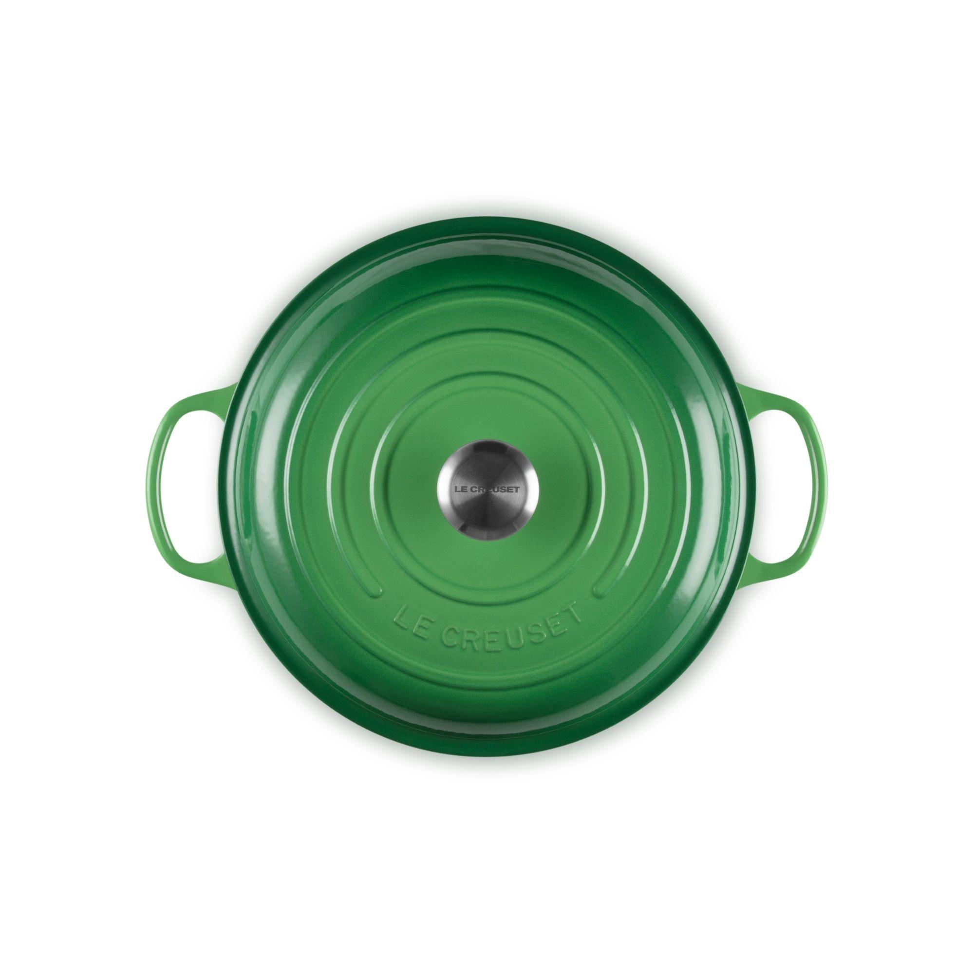 Le Creuset Cacerola Baja 30cm Verde Bamboo Hierro-3