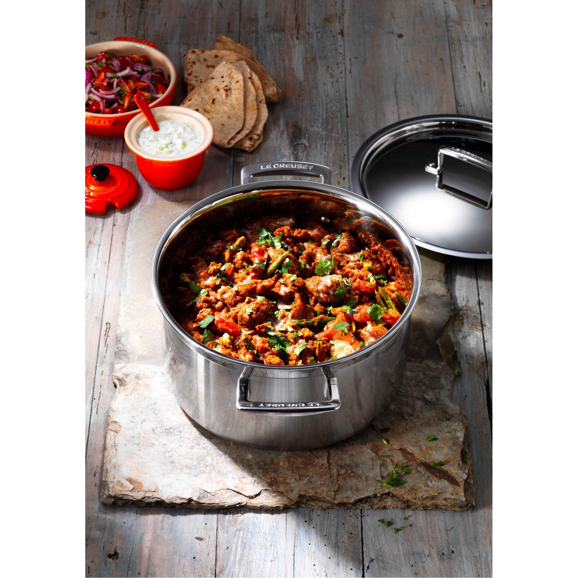 Le Creuset Cacerola Alta Acero Inoxidable 24cm-5