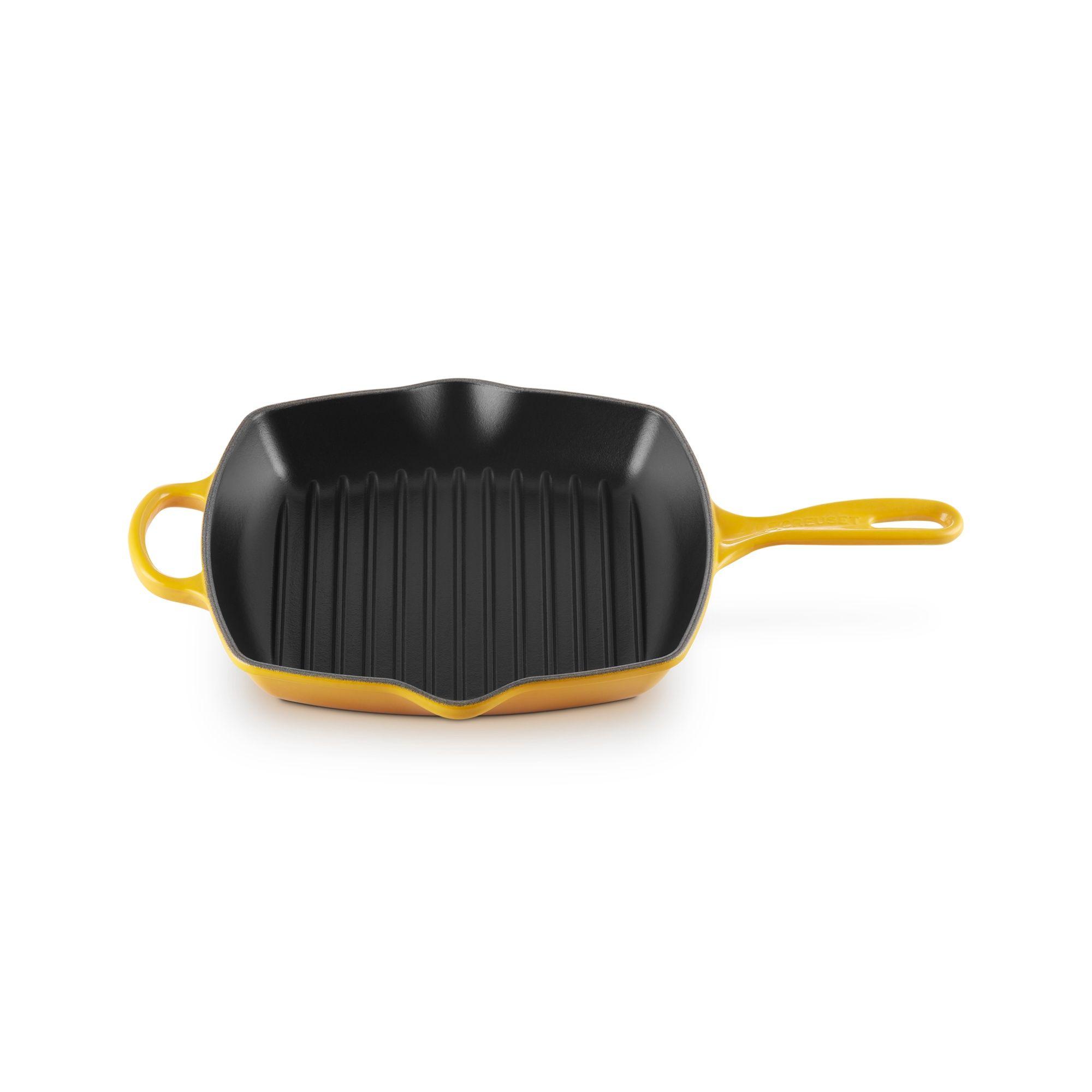 Le Creuset Skillet Grill Cuadrada 26cm Nectar Hierro-2