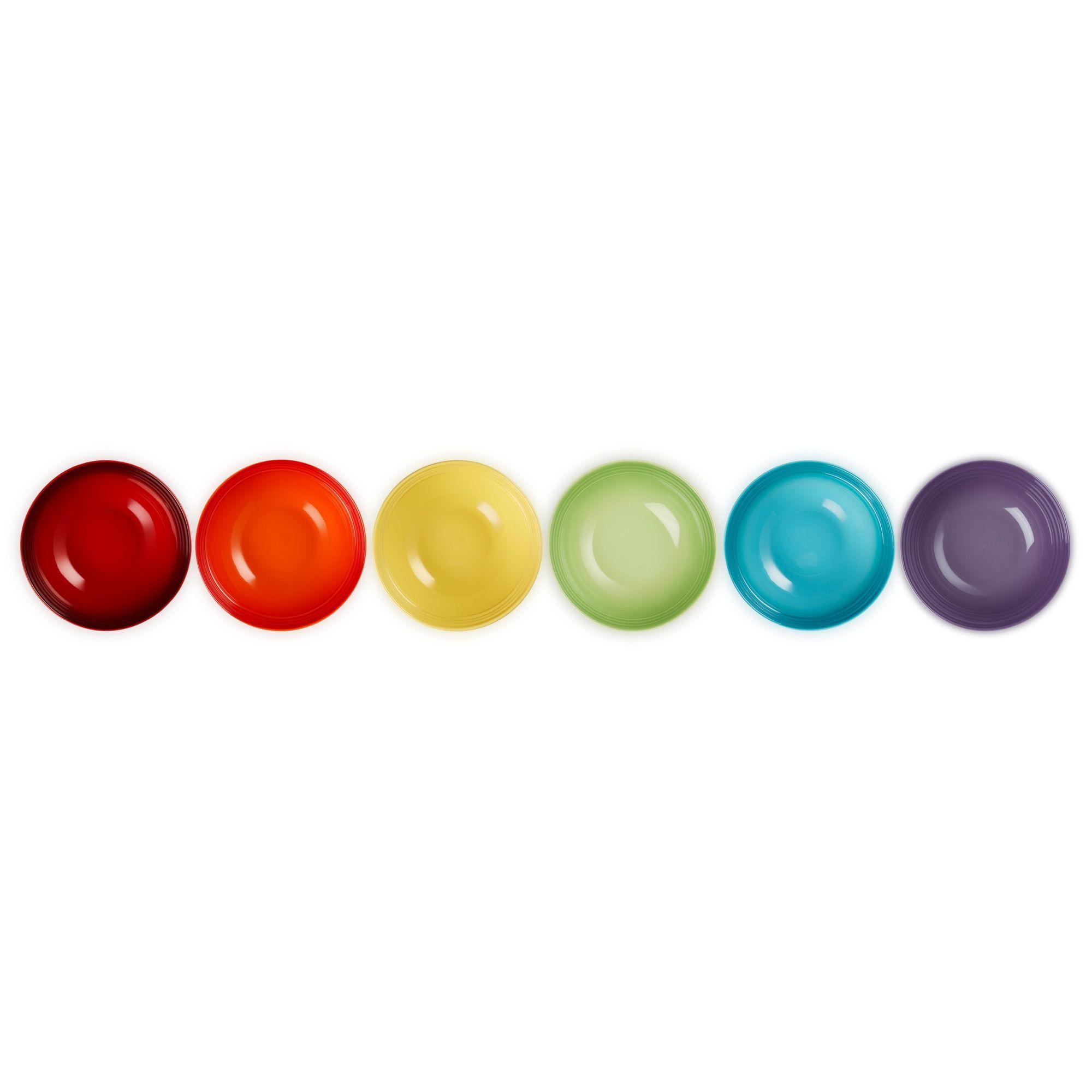 Le Creuset Set 6 Bowl Vancouver 16cm Rainbow Cerámica-3
