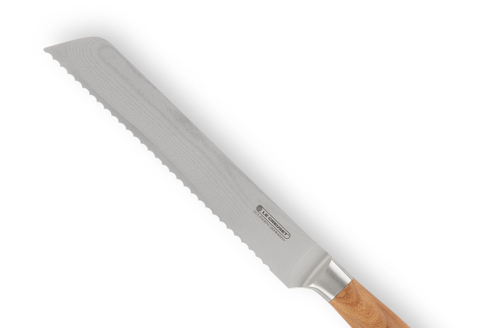 Cuchillo Pan Madera De Olivo 20 cm-2