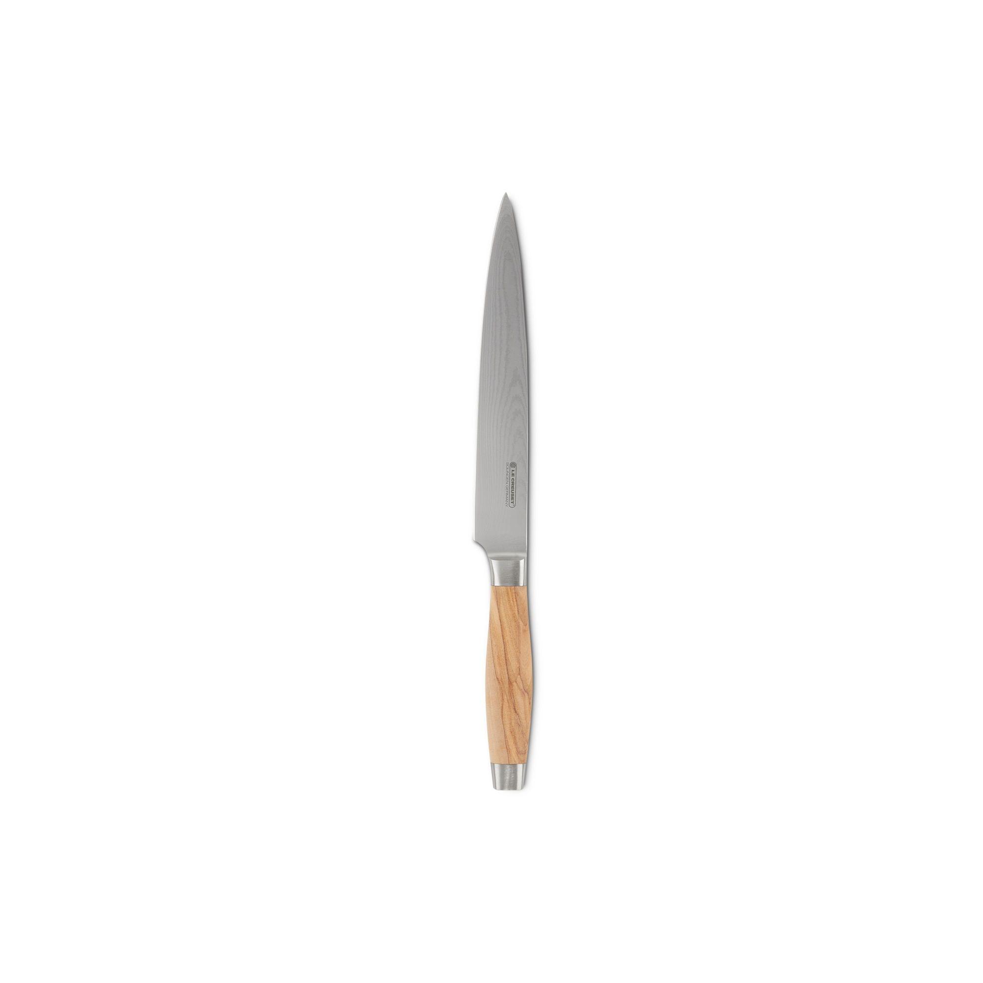 Le Creuset Cuchillo Talle 20Cm Madera De Olivo-0