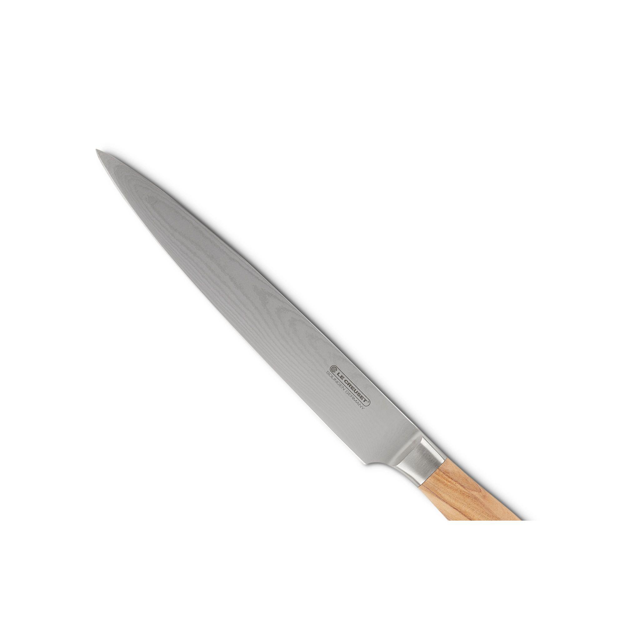 Le Creuset Cuchillo Talle 20Cm Madera De Olivo-1