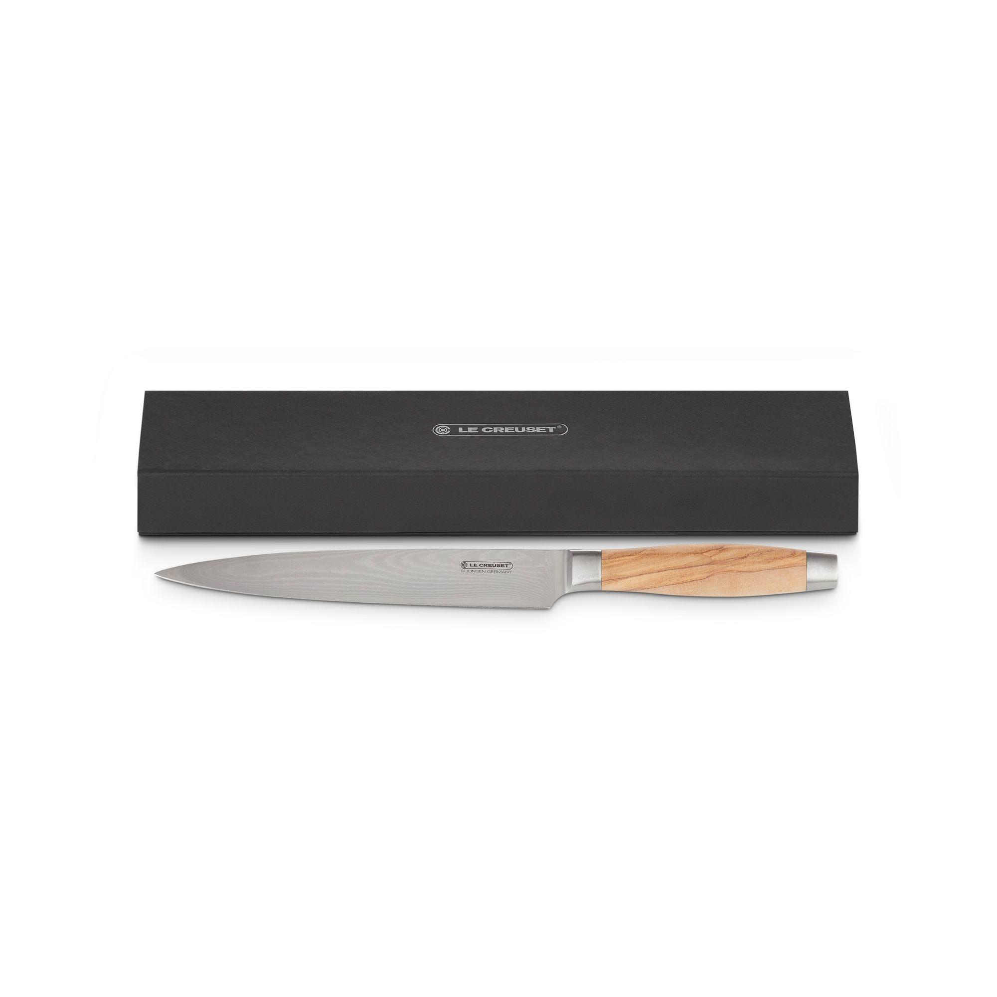 Le Creuset Cuchillo Talle 20Cm Madera De Olivo-3