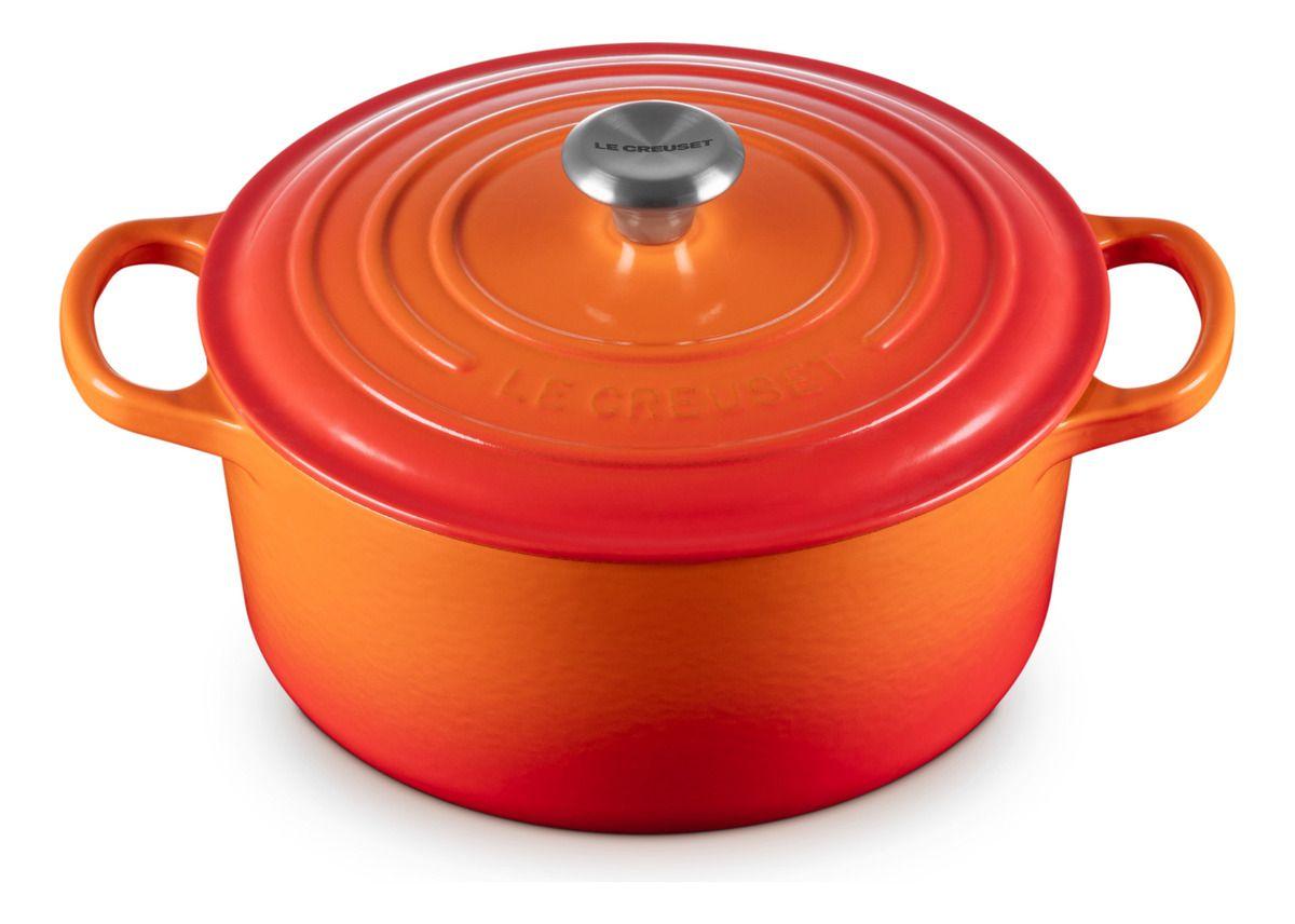 Le Creuset Cocotte Redonda 22 Cm Volcánico Hierro-0