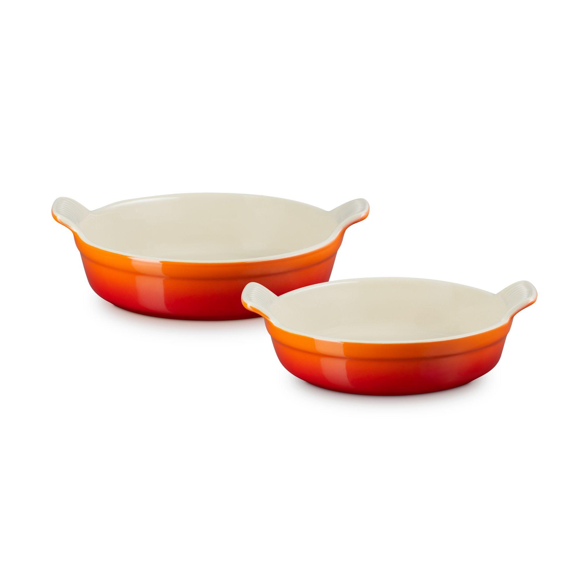 Le Creuset Set de Bandejas Heritage 20/24Cm Volcanico-0