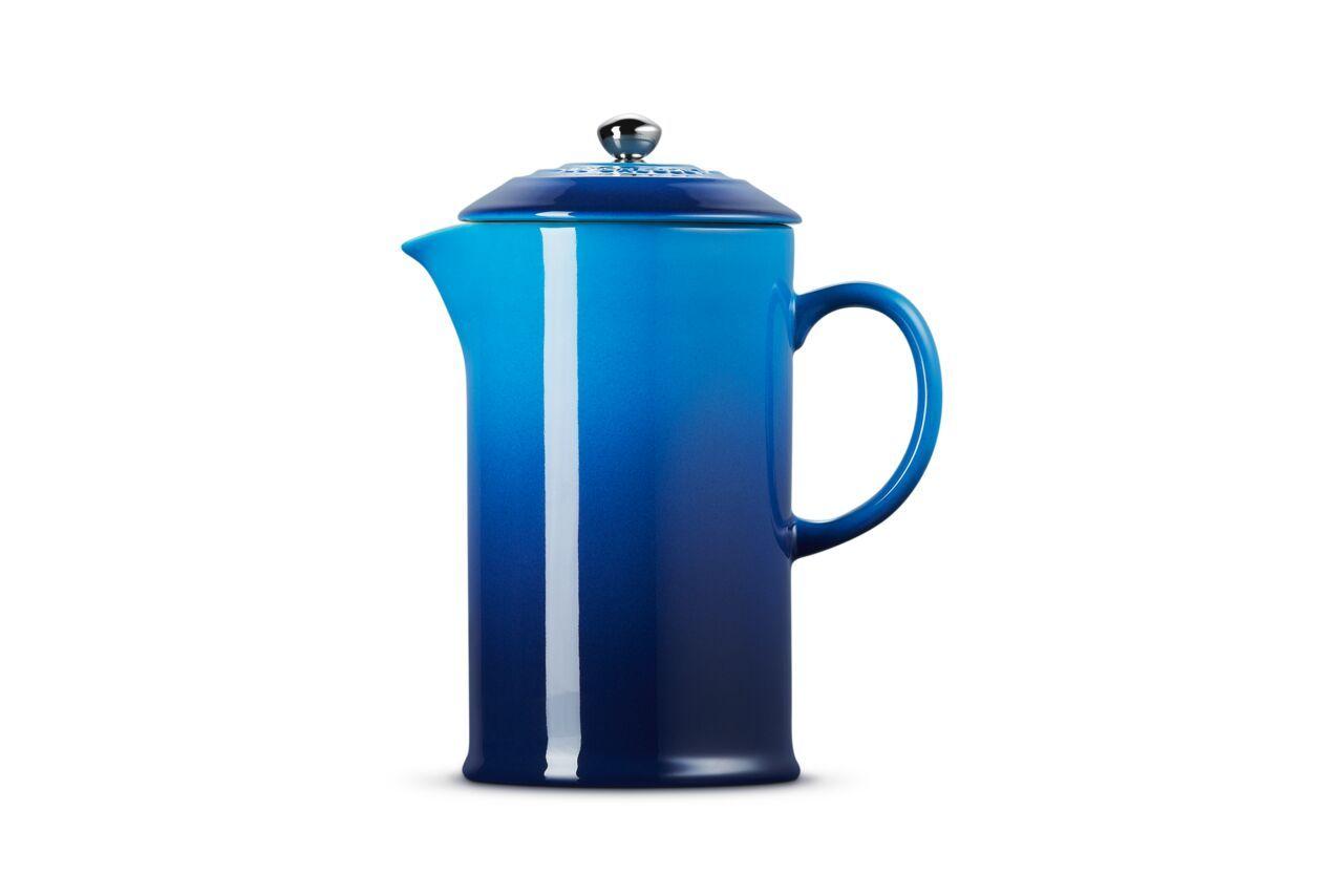 Le Creuset Cafetera 1 Ltrs con prensa Azul Azure Cerámica-2
