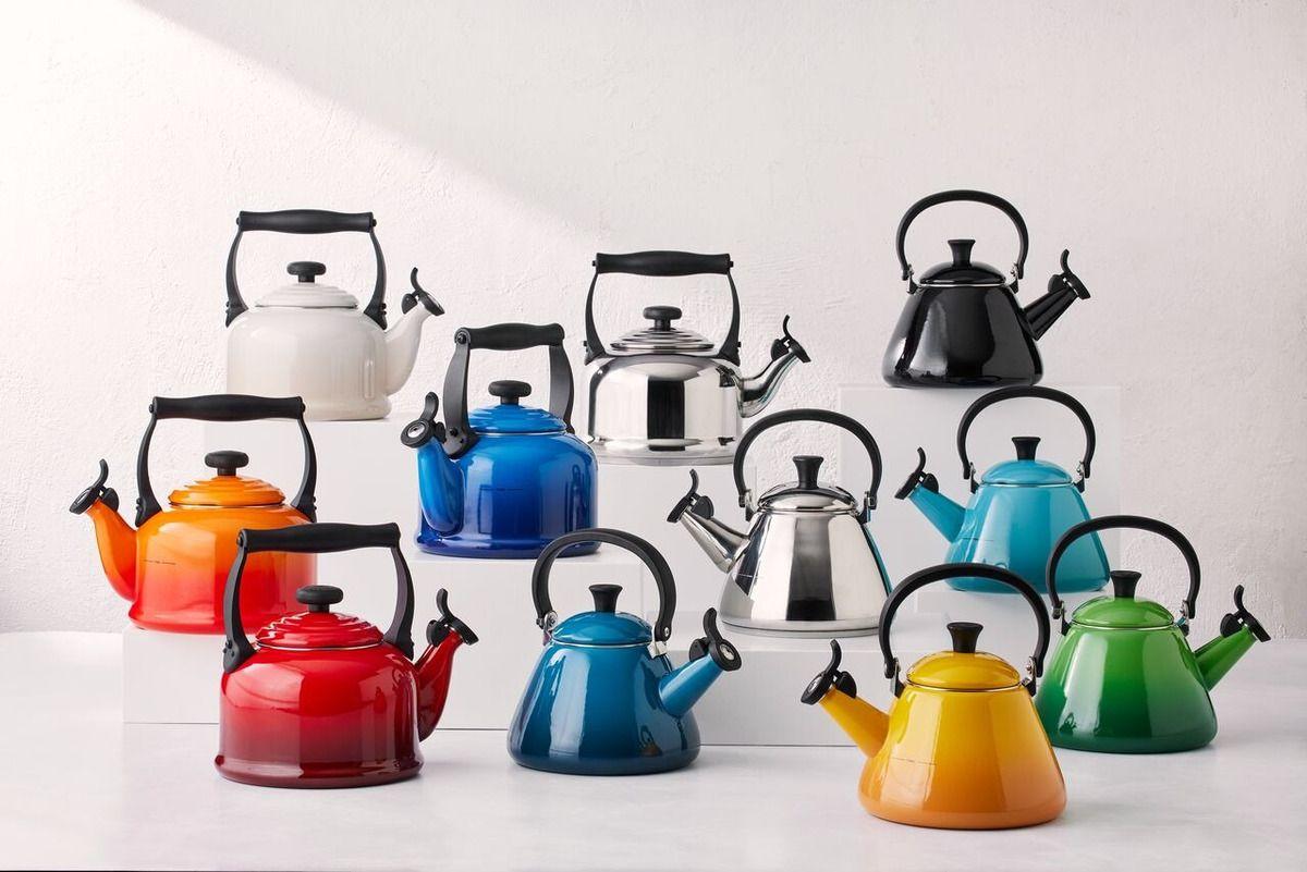 Le Creuset Tetera Tradicional 2.1 L Con Silbato Metal-3