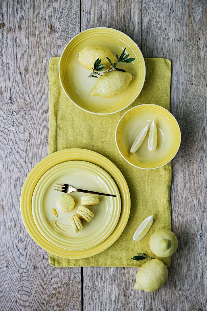 Plato de comida 27cm Amarillo Soleil-4