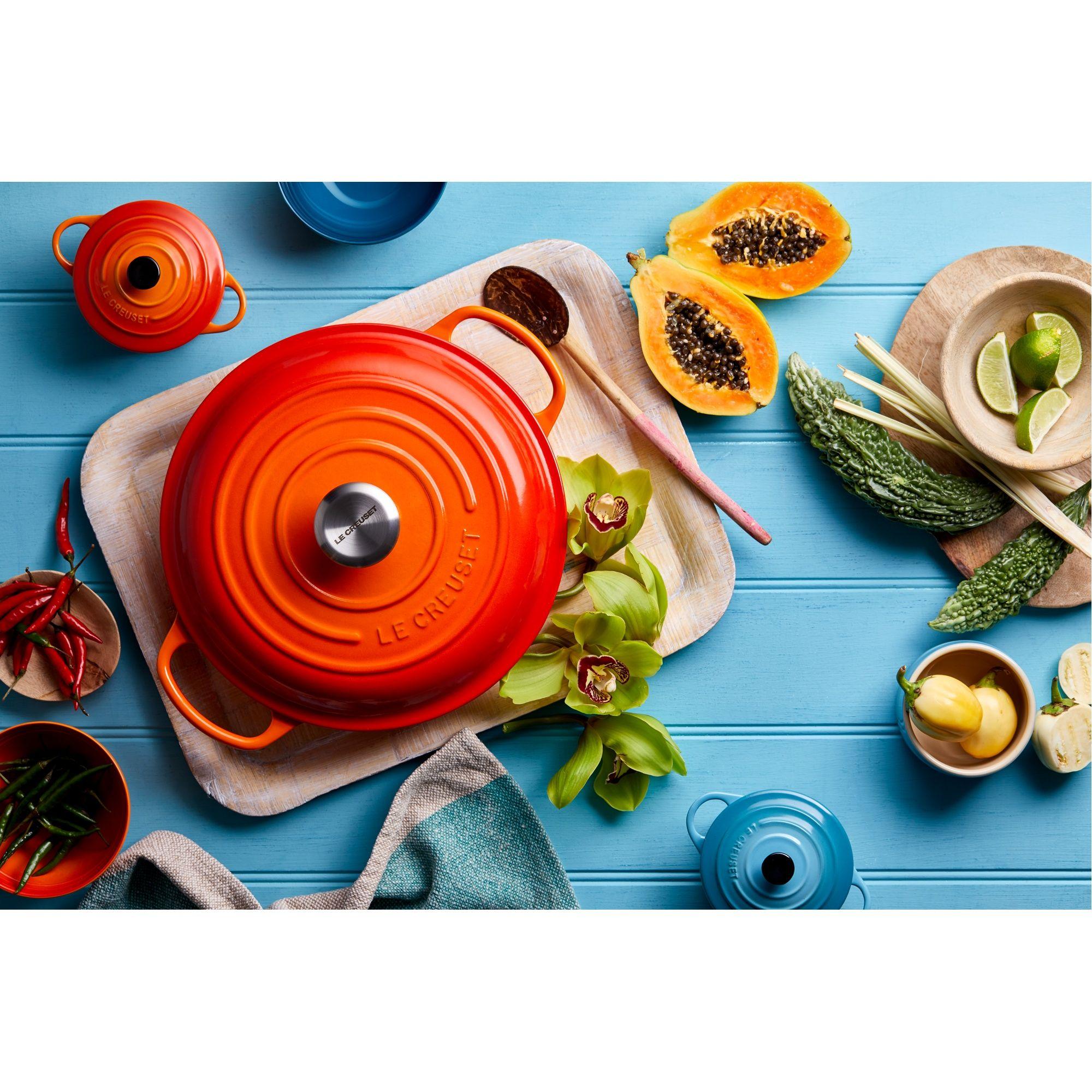 Le Creuset Cacerola Baja 30cm Volcánico Hierro-4