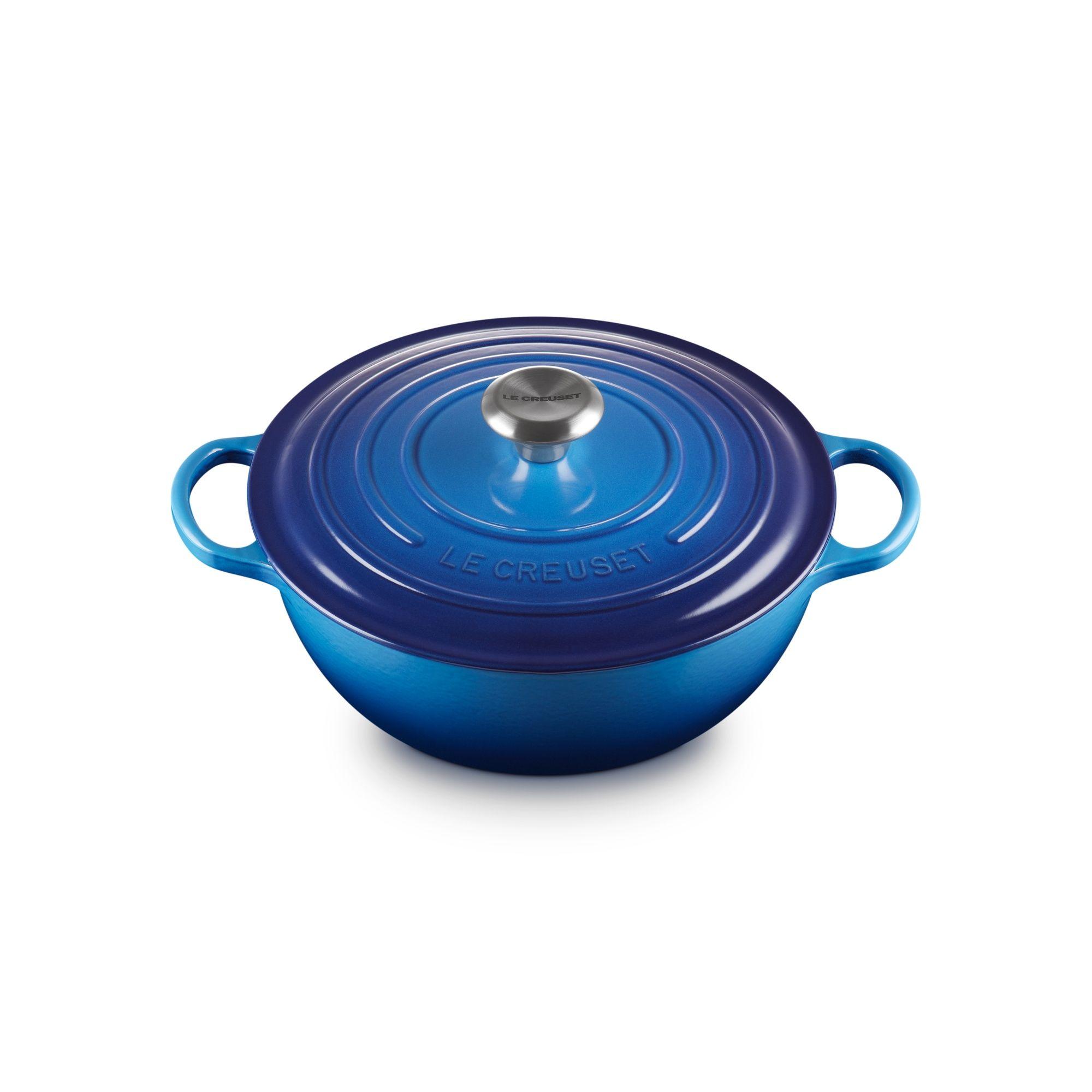 Le Creuset Marmita Gourmet 26cm Azul Azure Hierro-2