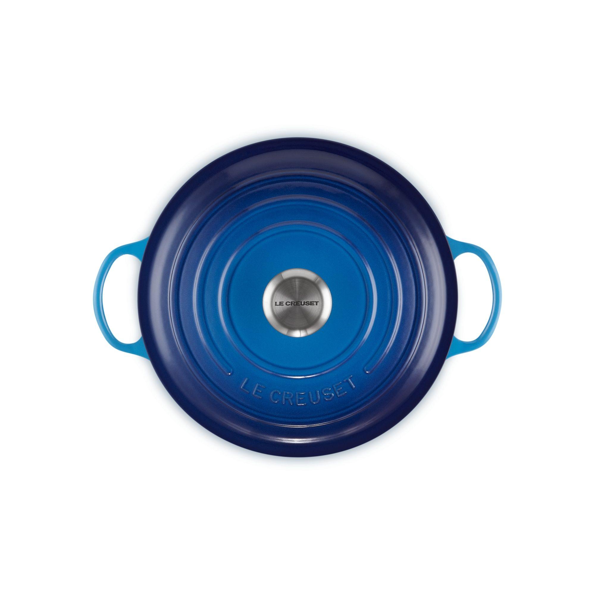 Le Creuset Marmita Gourmet 26cm Azul Azure Hierro-3