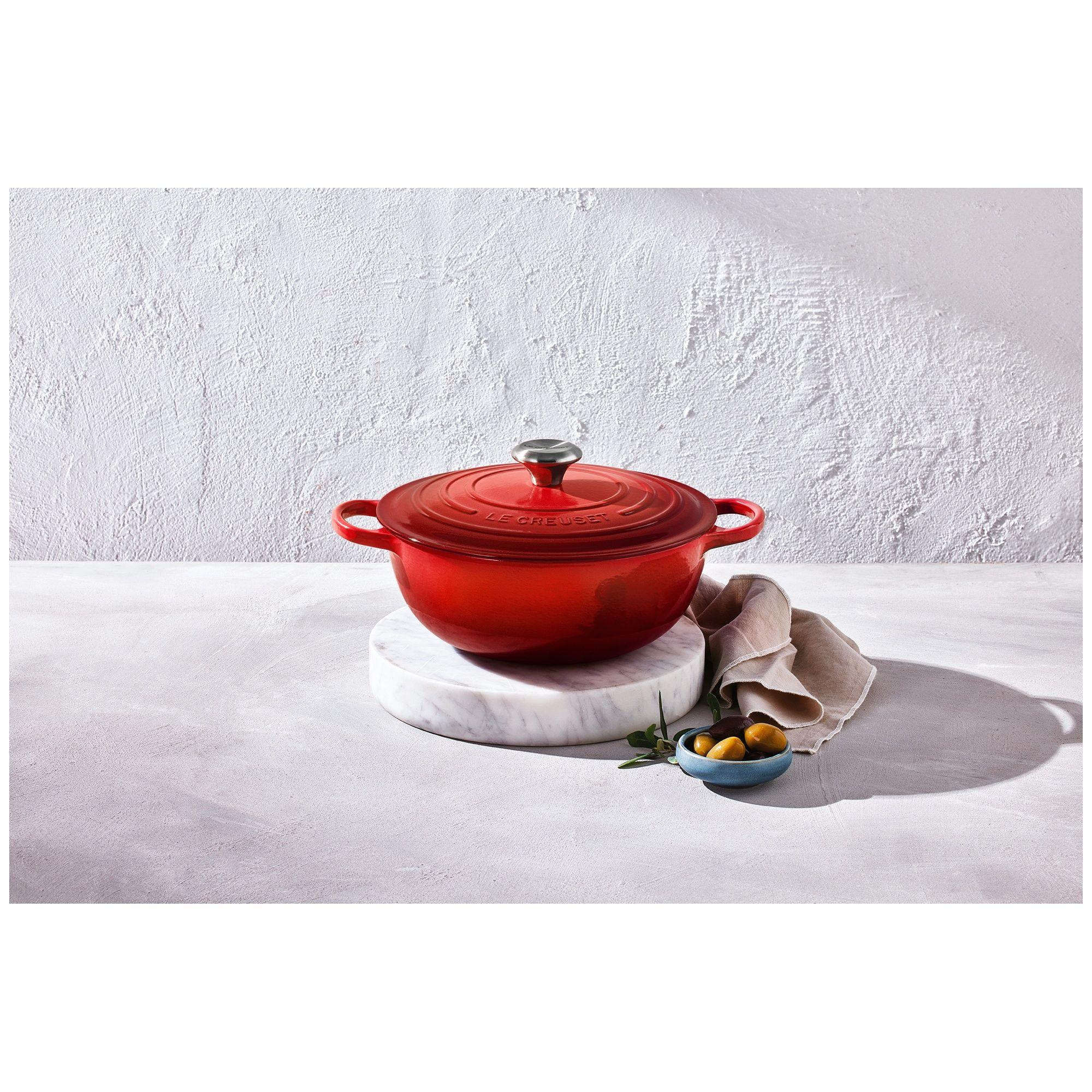 Le Creuset Marmita Gourmet 26Cm Cereza Hierro-5