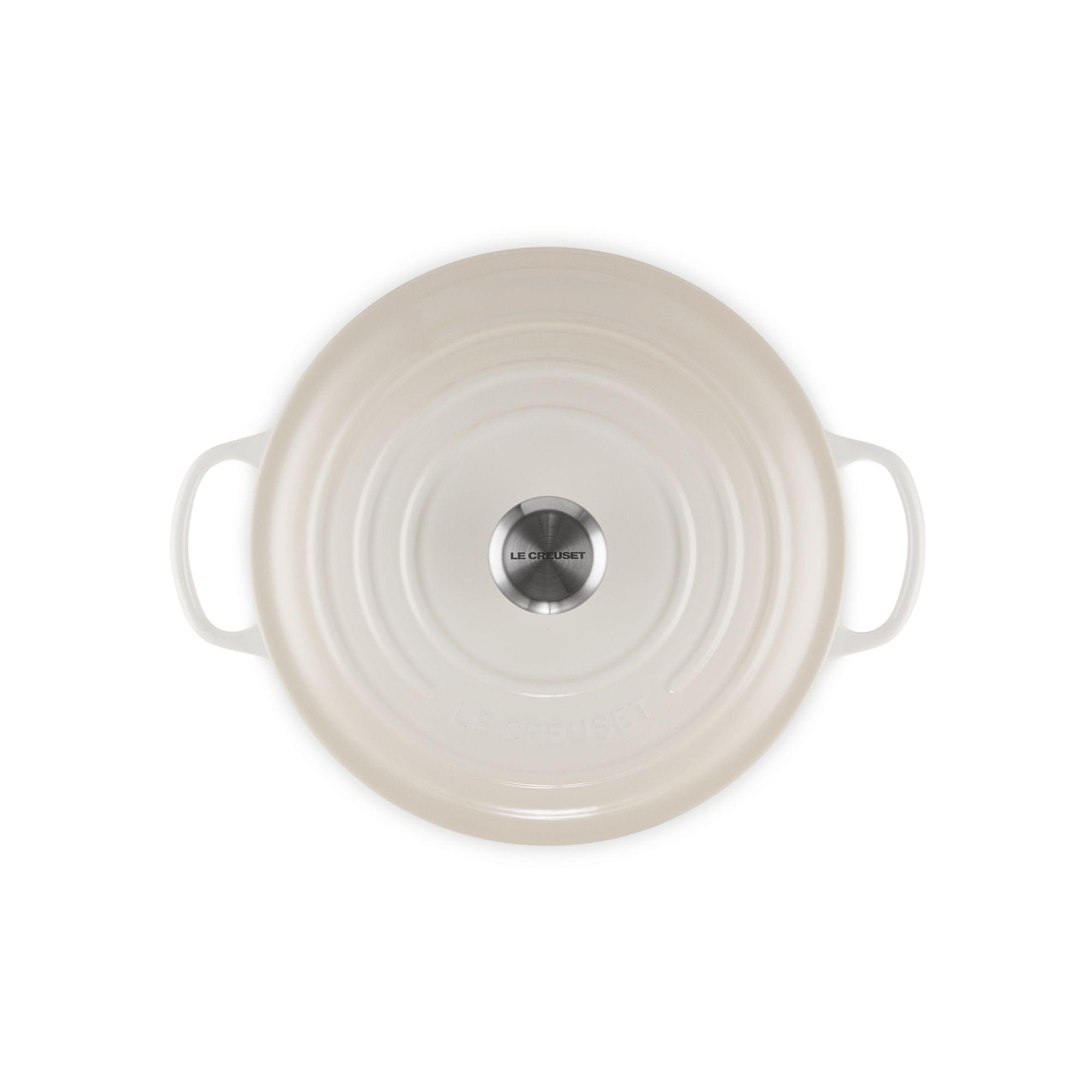 Le Creuset Cocotte Redonda 28cm Meringue Hierro-3