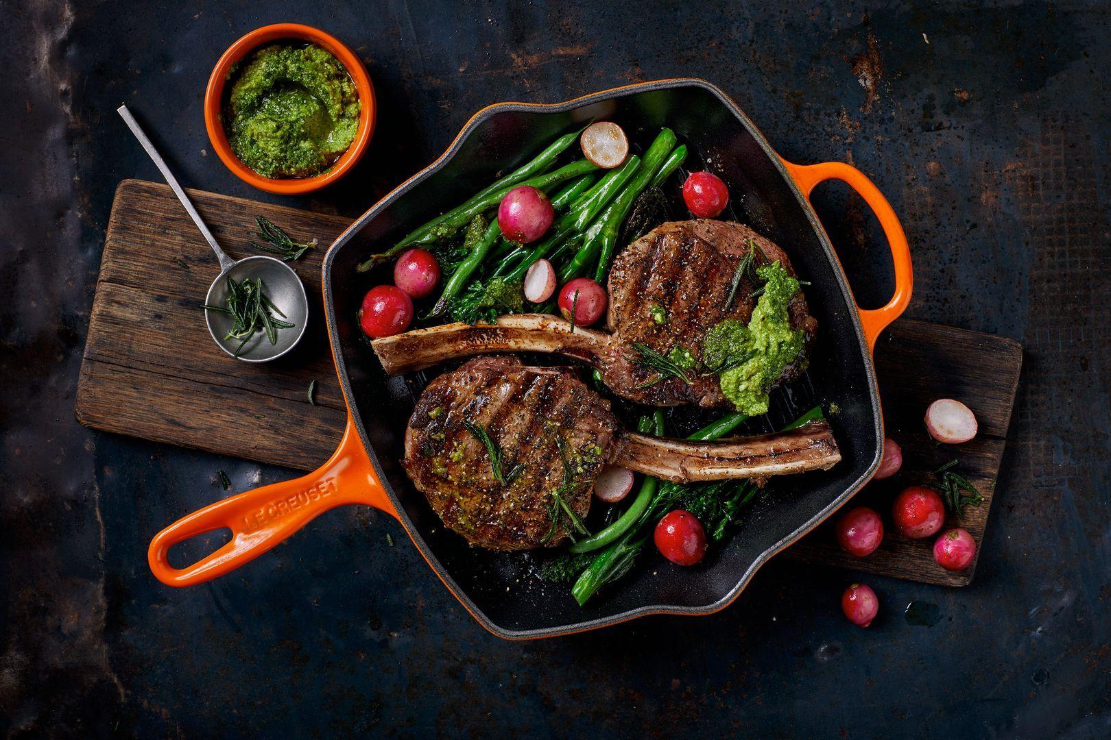 Skillet Grill Cuadrada 26Cm Volcánico-5