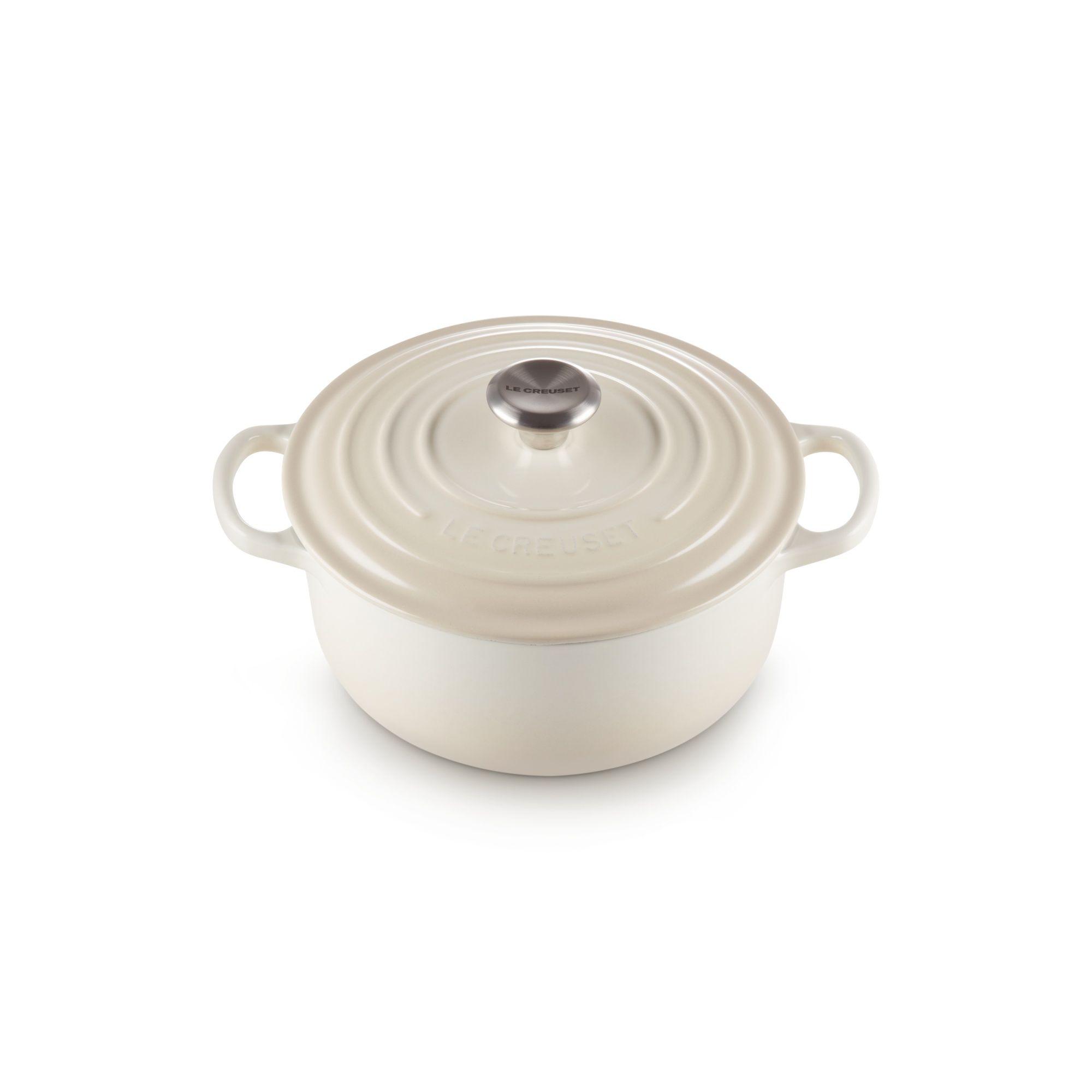 Le Creuset Cocotte Redonda 22cm Meringue Hierro-2