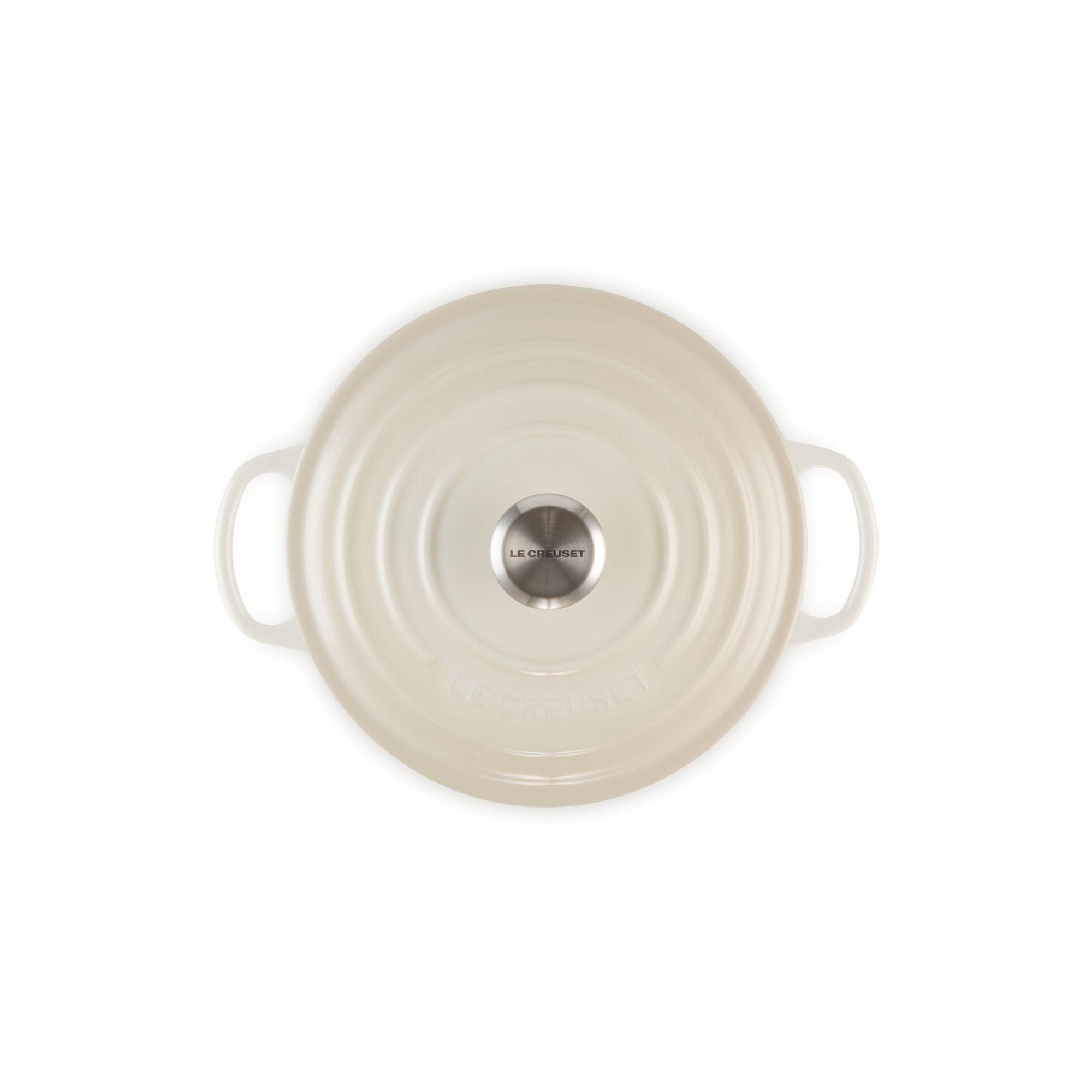 Le Creuset Cocotte Redonda 22cm Meringue Hierro-3