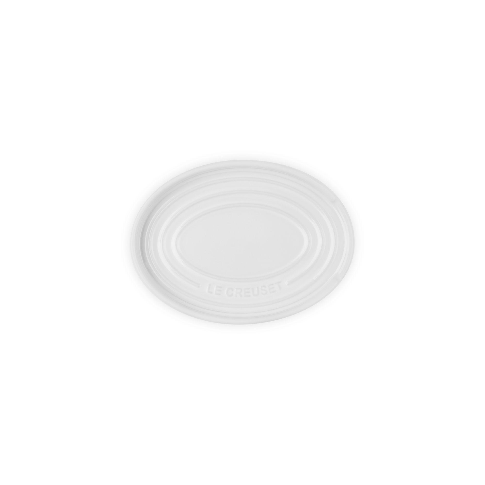 Le Creuset Reposa Cuchara Ovalado White Cerámica-3