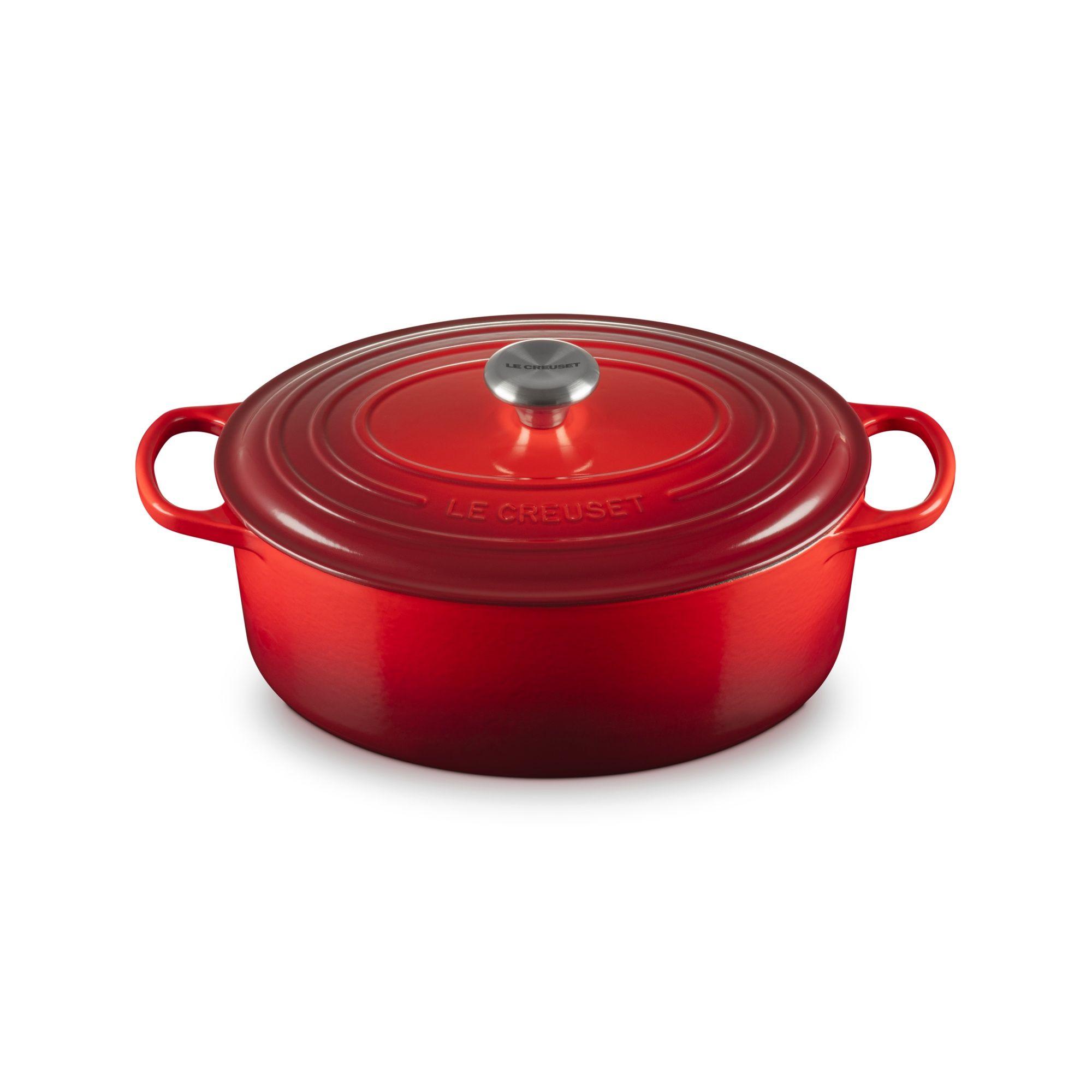 Le Creuset Cocotte Ovalada 31 cm Cereza Hierro-2