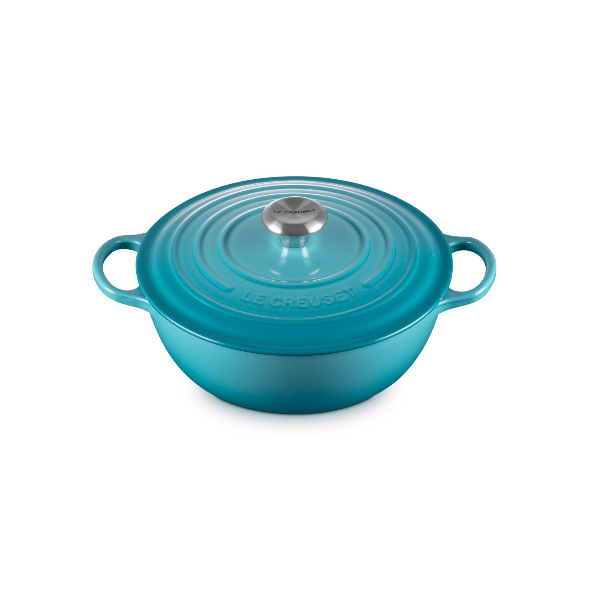 Le Creuset Marmita Gourmet 26Cm Azul Caribe Hierro-2