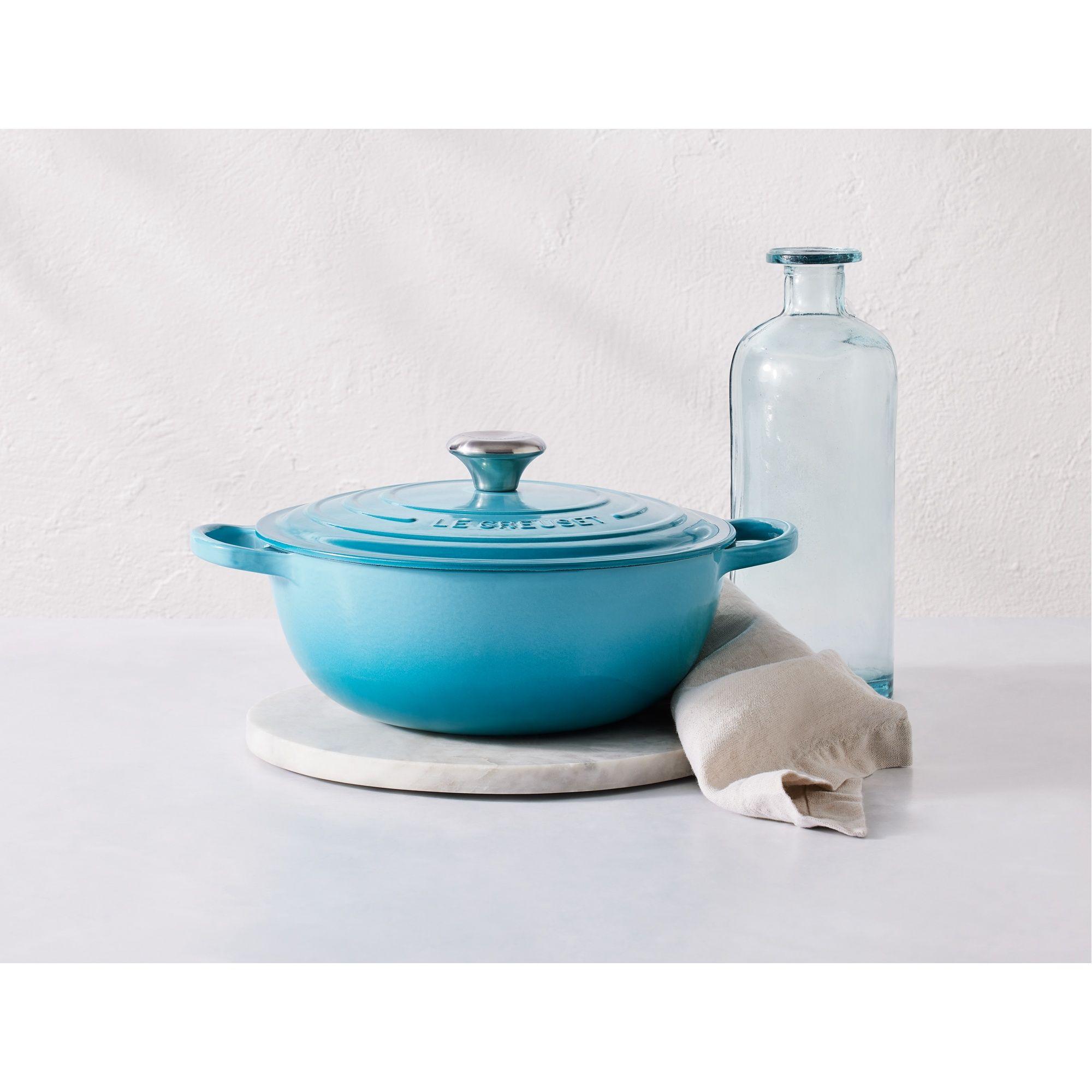 Le Creuset Marmita Gourmet 26Cm Azul Caribe Hierro-5