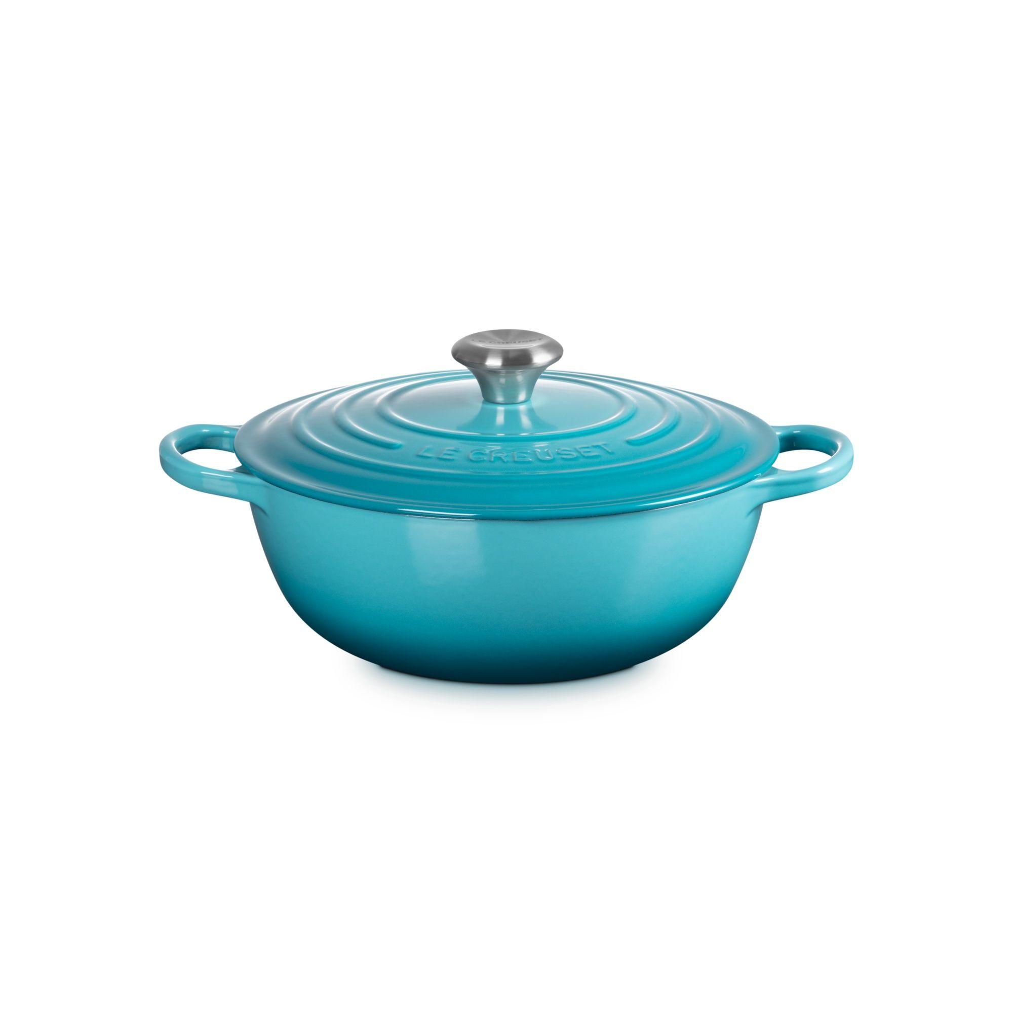 Le Creuset Marmita Gourmet 26Cm Azul Caribe Hierro-3