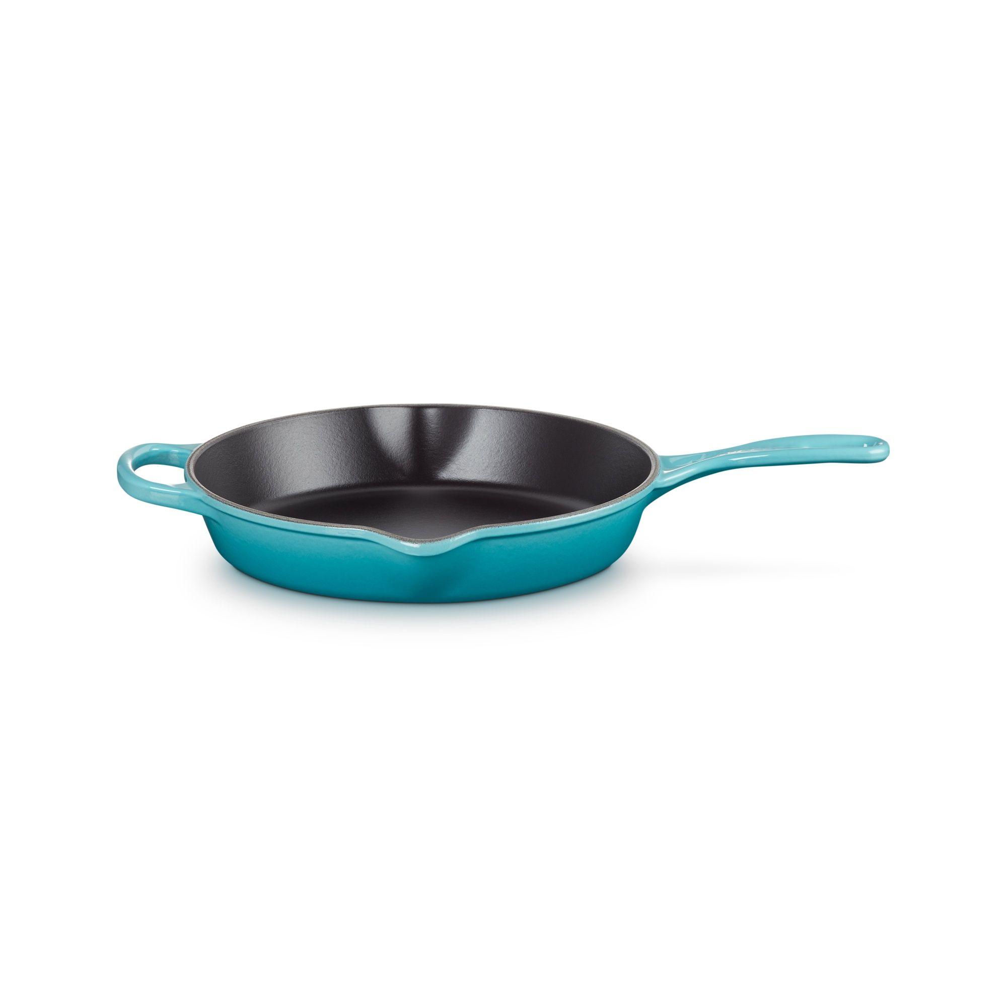 Le Creuset Skillet Alta Lisa 26cm Azul Caribe Hierro-1