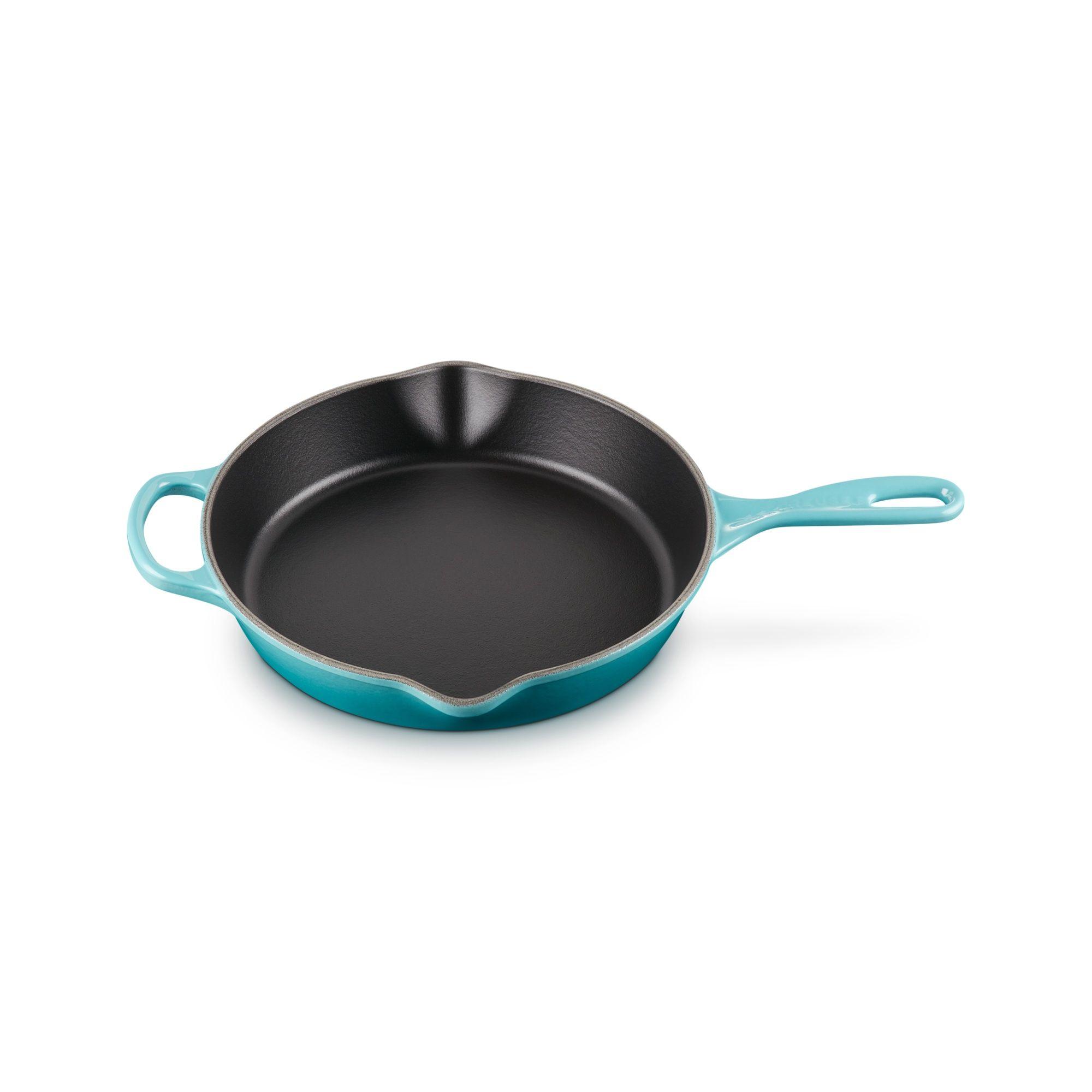 Le Creuset Skillet Alta Lisa 26cm Azul Caribe Hierro-0