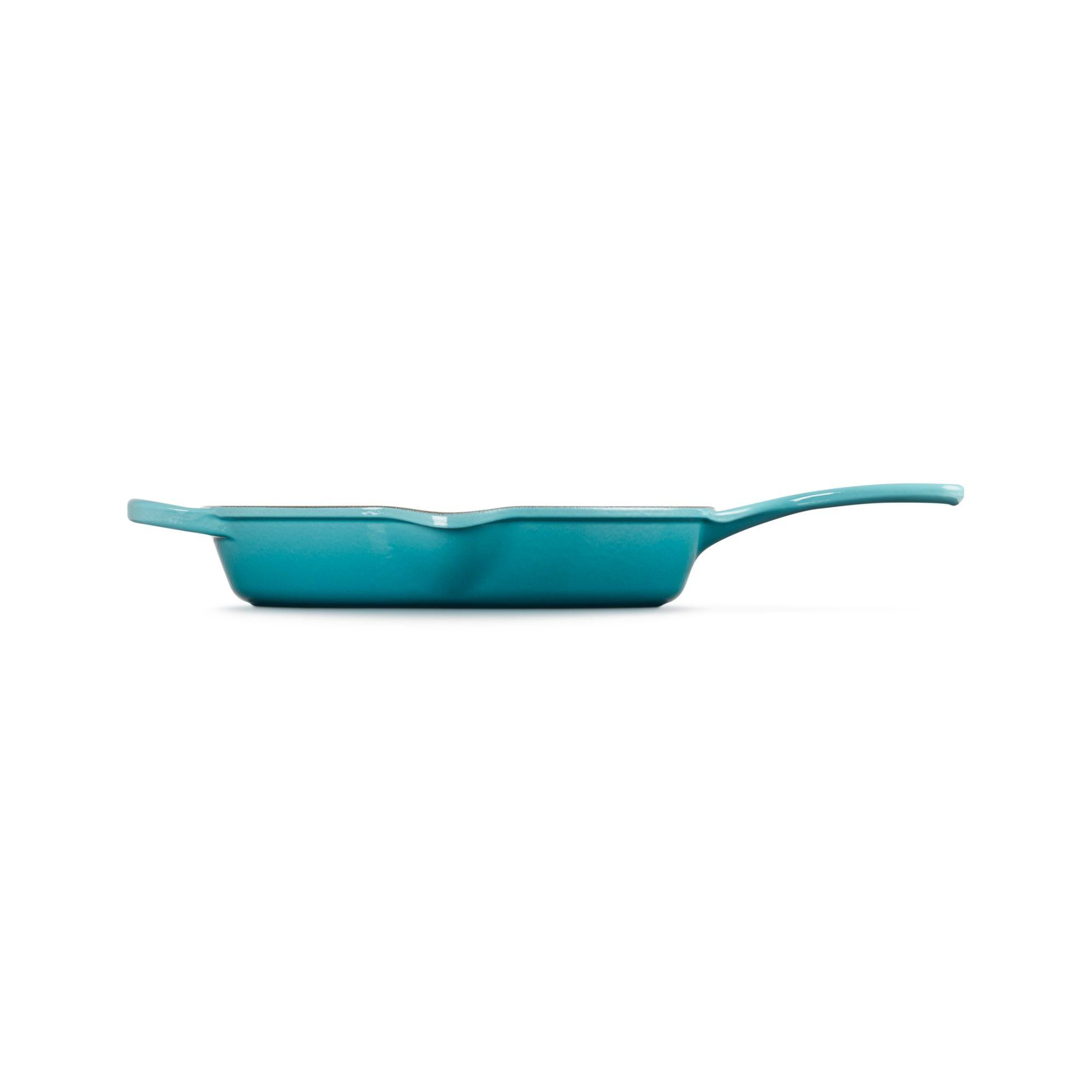 Le Creuset Skillet Alta Lisa 26cm Azul Caribe Hierro-1