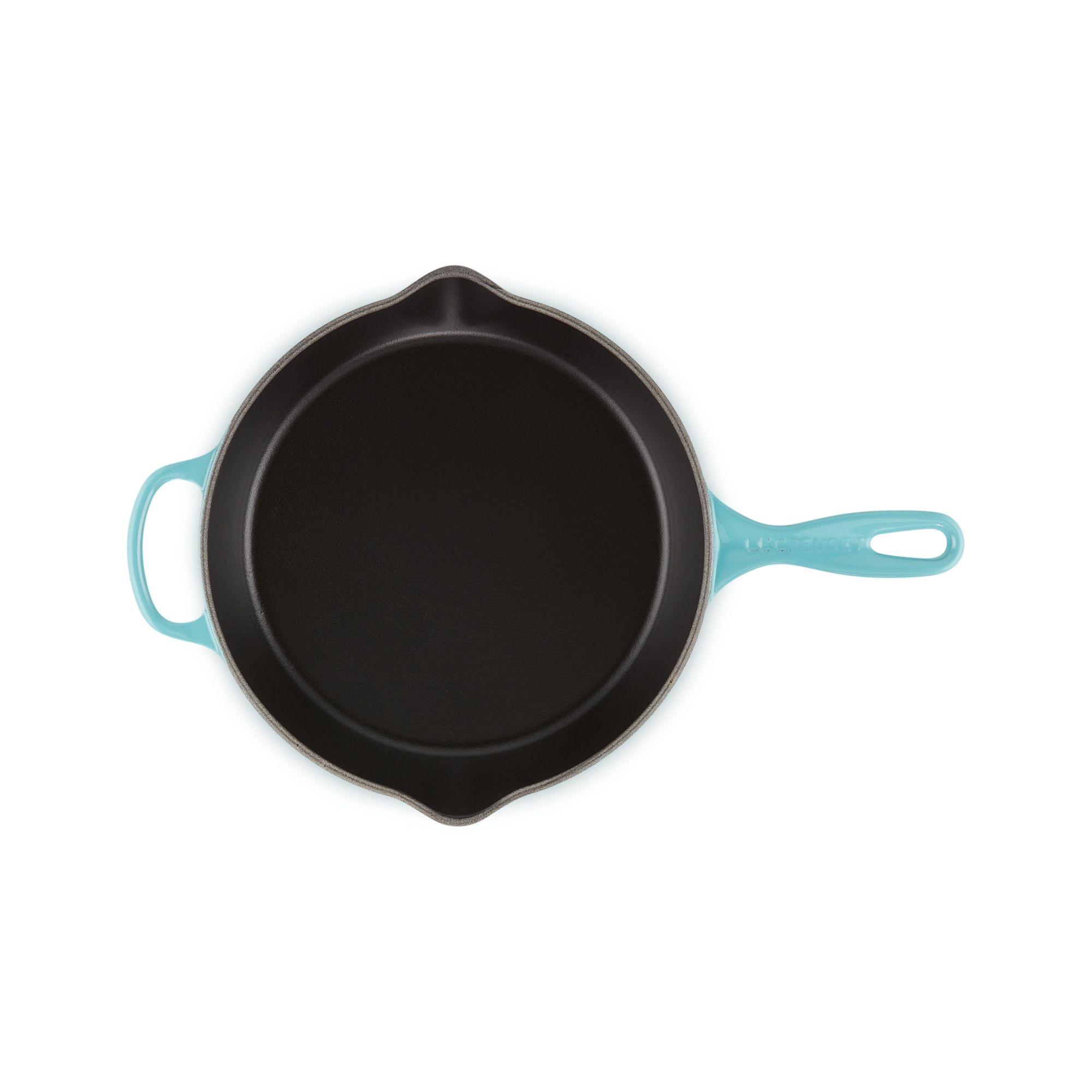 Le Creuset Skillet Alta Lisa 26cm Azul Caribe Hierro-2