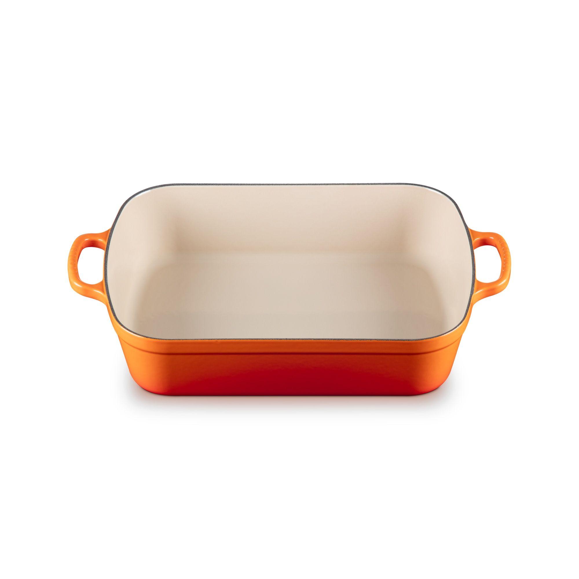 Le Creuset Bandeja Rectangular 37cm Volcánico Hierro-2