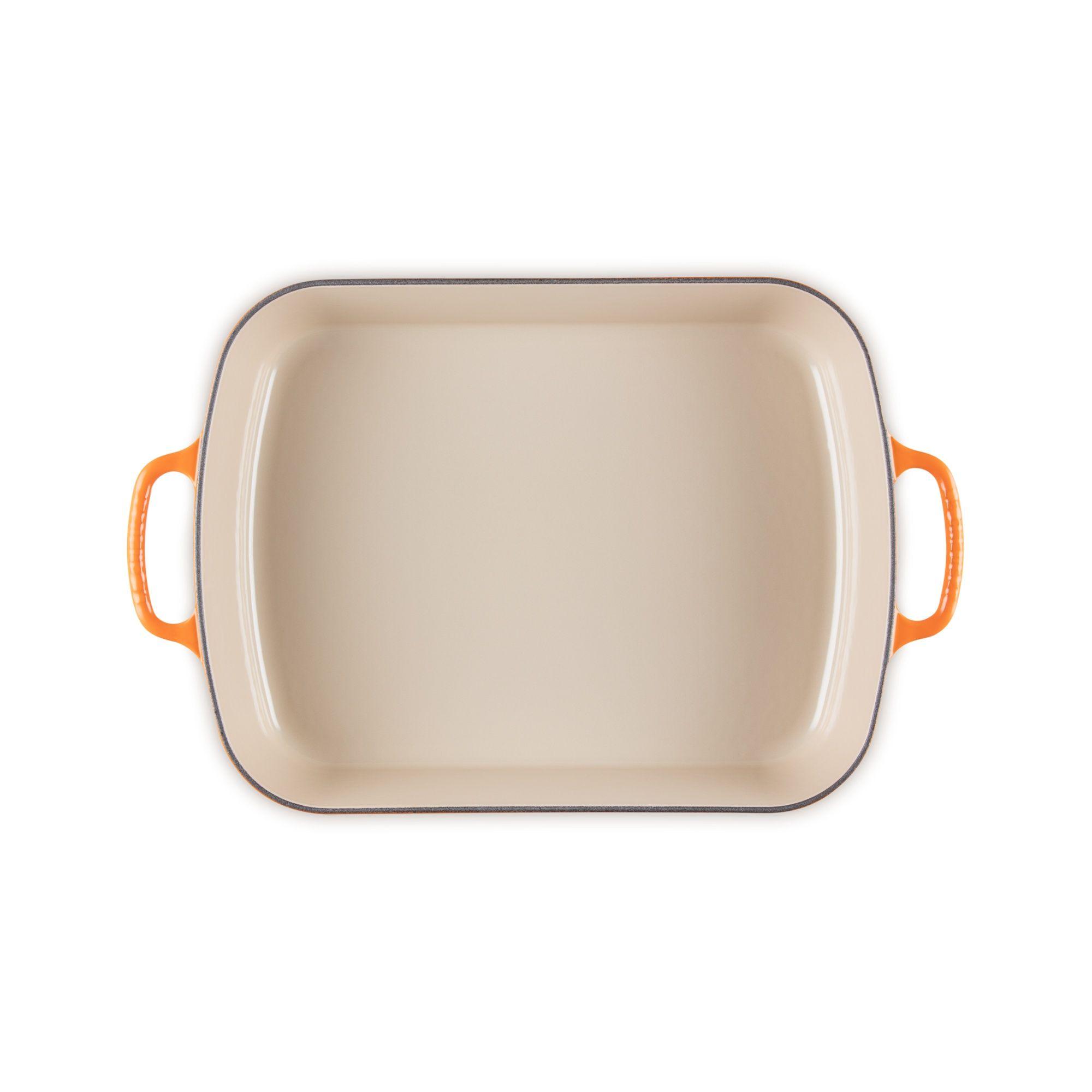 Le Creuset Bandeja Rectangular 37cm Volcánico Hierro-3
