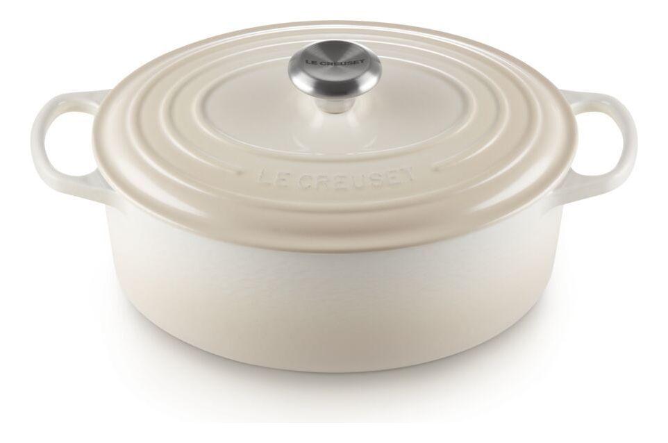 Le Creuset Cocotte Ovalada 29 Cm Meringue Hierro-0