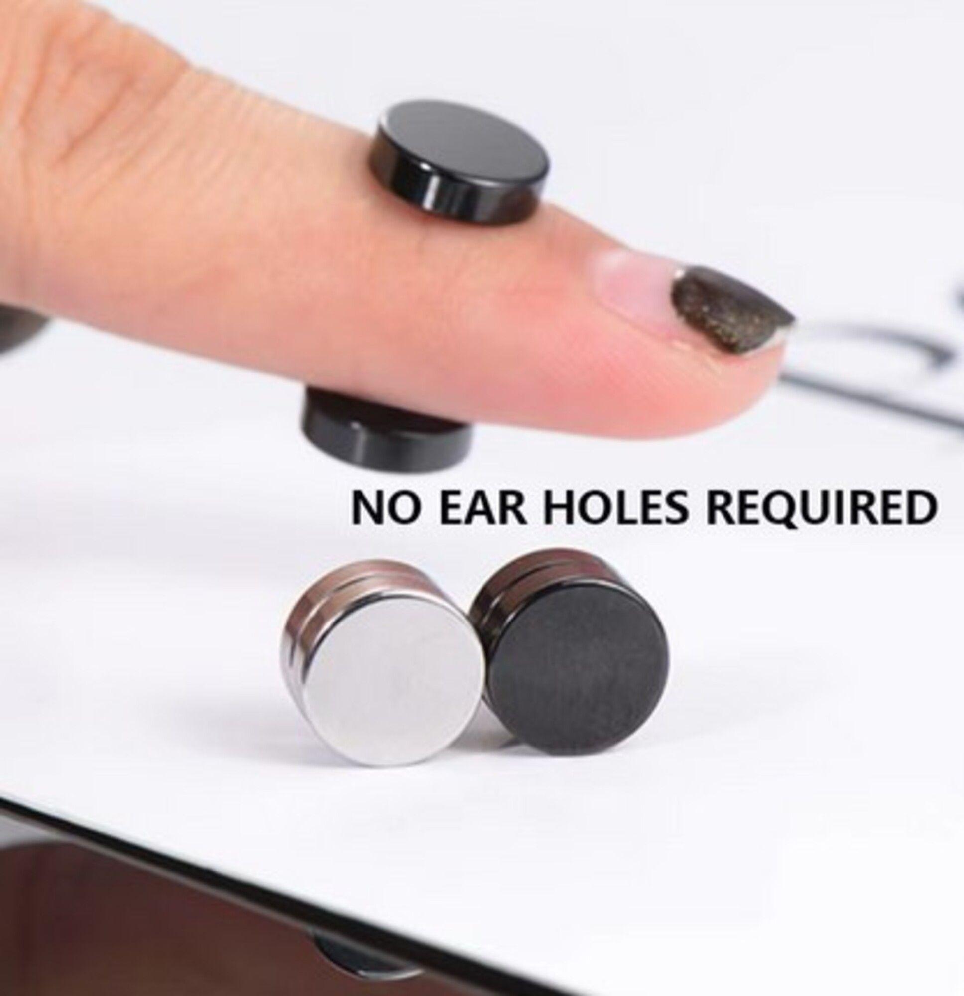 Aro Piercing Falso Pack 6 Pares Acero Hombre Mujer (12 Unds)-4