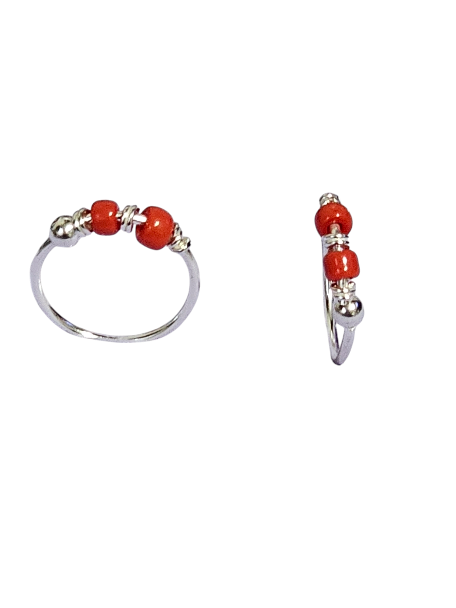 Aro Piercing Plata 925 Mini Argolla Con Mostacillas 10 Mm-2