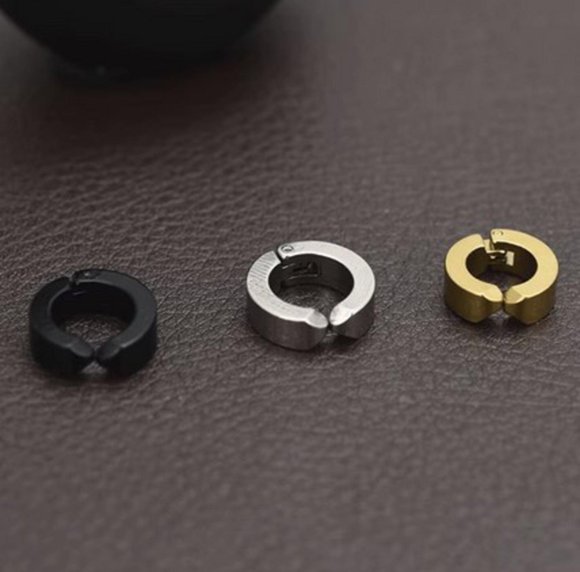 Aro Piercing Falso Pack 9 Pares Acero Hombre Mujer (18 Unds)-2